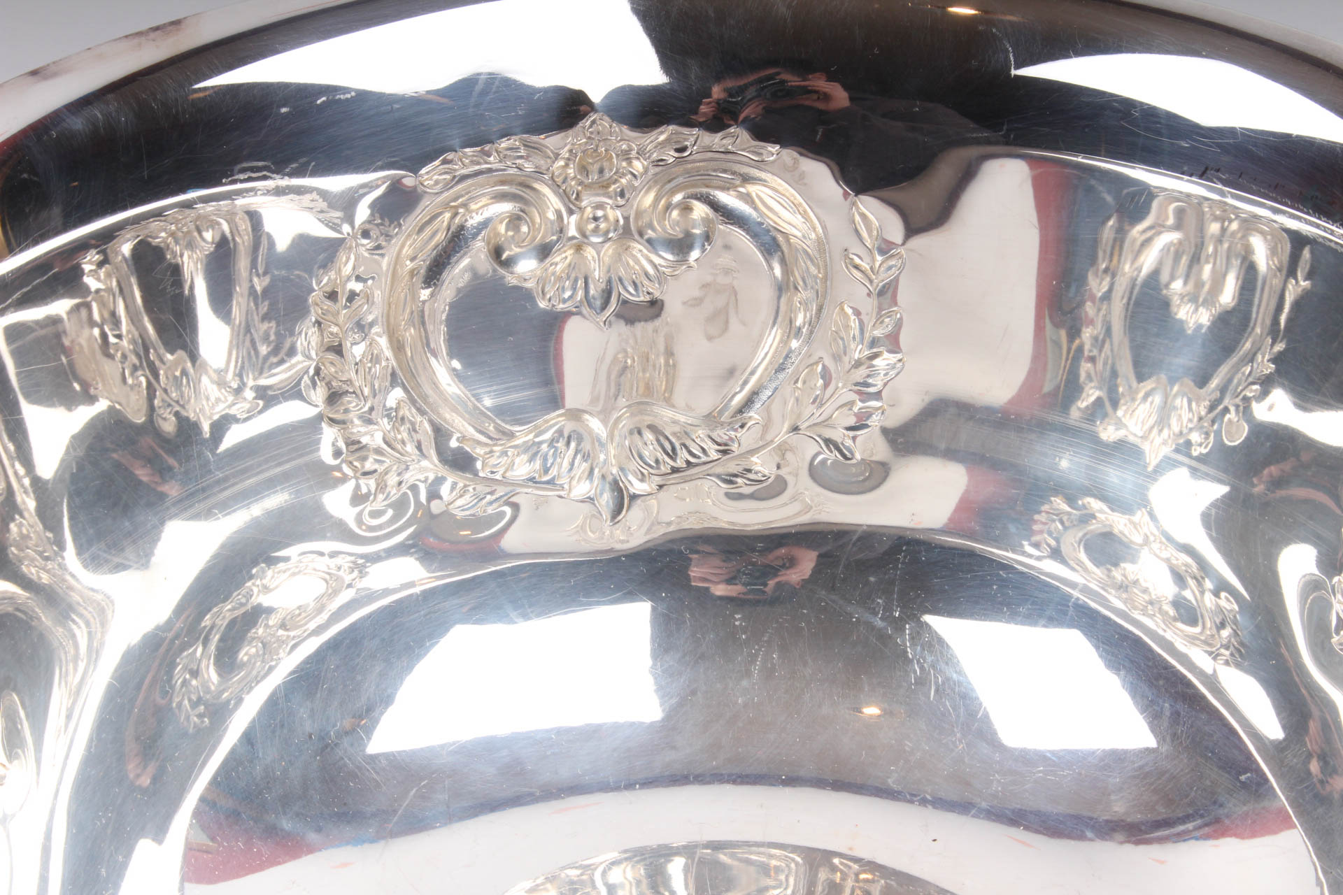 Vintage Webster Wilcox Silver Plate Punch Bowl and Cups