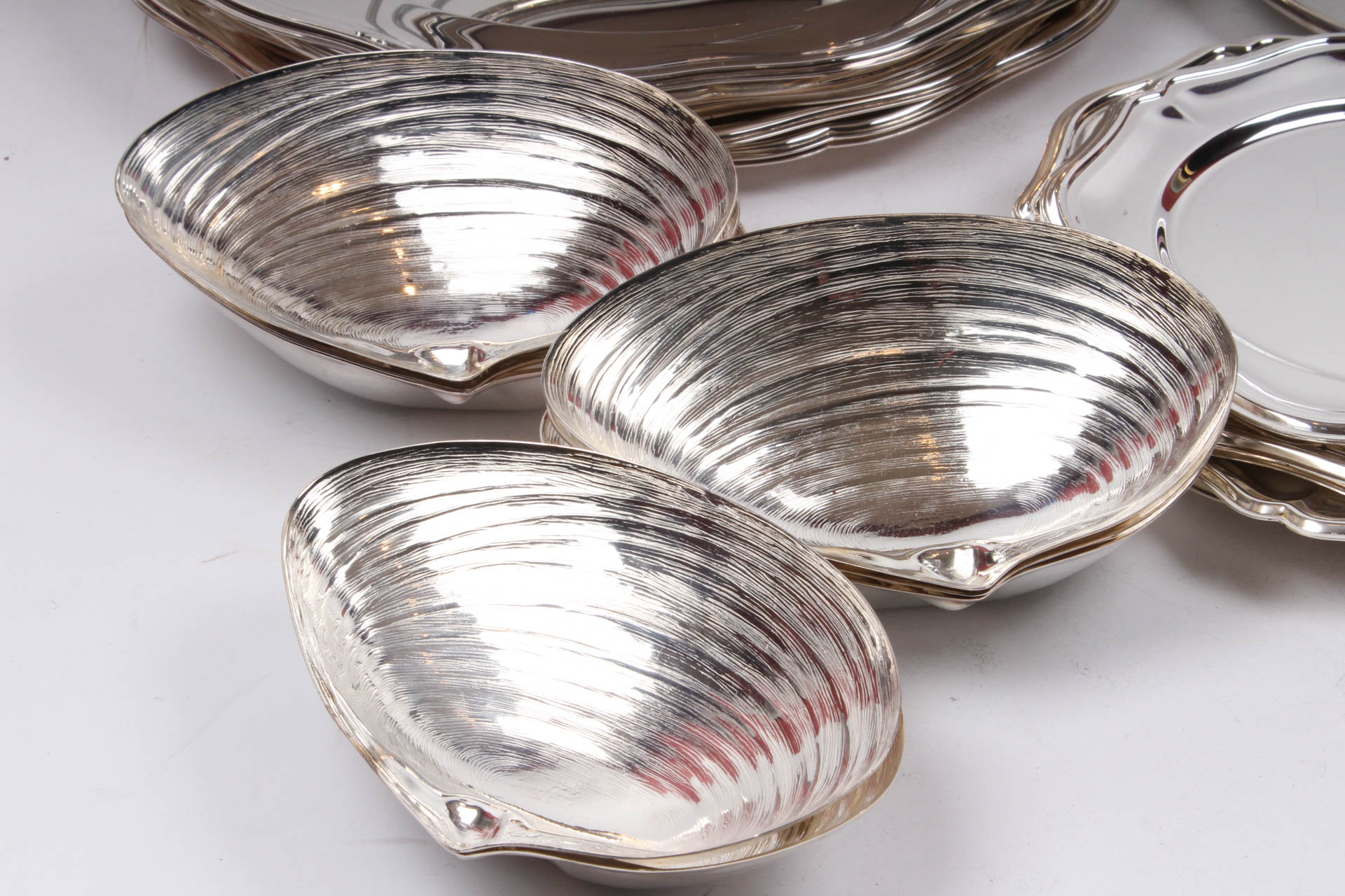 Vintage Silver Plate Dinnerware Collection