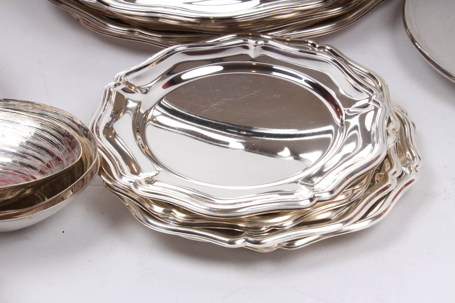 Vintage Silver Plate Dinnerware Collection