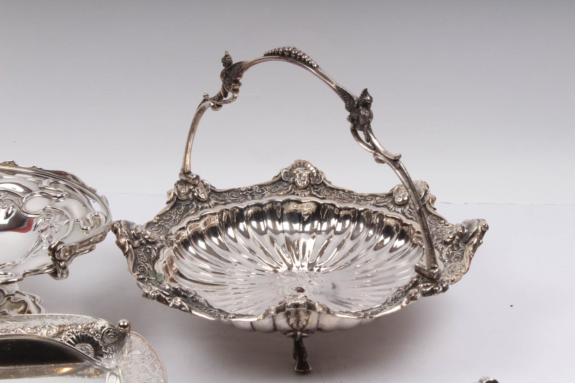 Vintage Silver Plate Bride's Basket Collection