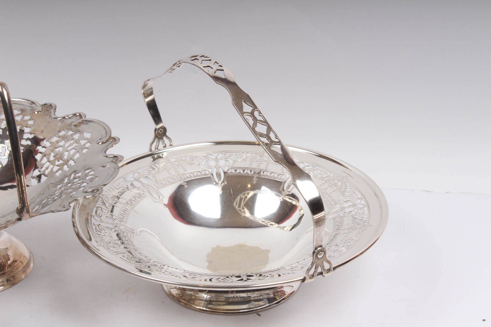 Vintage Silver Plate Bride's Basket Collection
