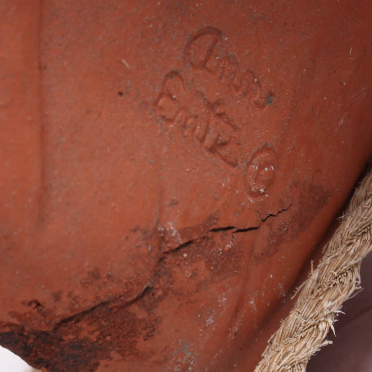 Ann Entis Swinging Girl Terracotta Sculpture