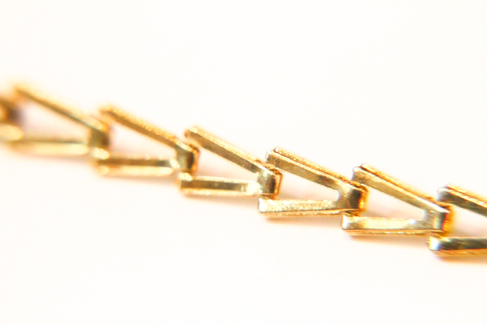14K Gold Bracelet with Sapphires