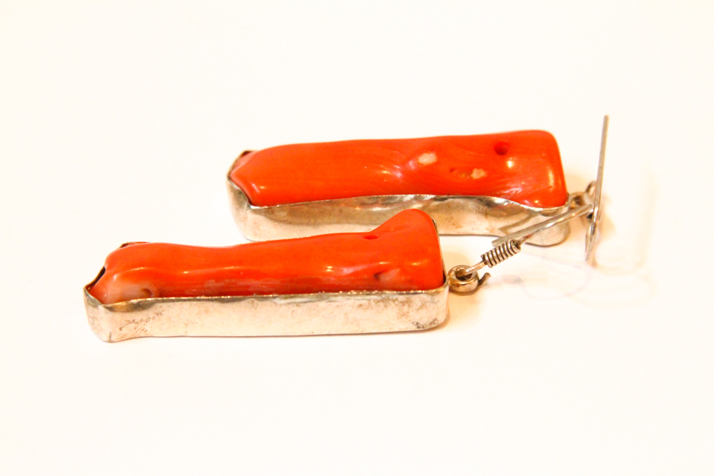 Turquoise and Coral Jewelry with Sterling Silver