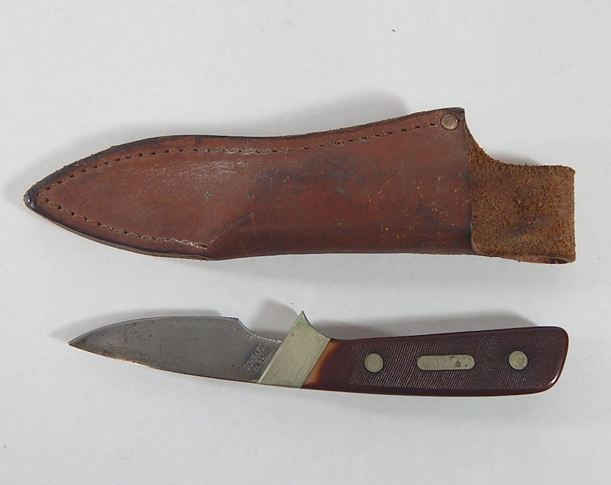 Schrade Old Timer 1560T with Leather Sheath