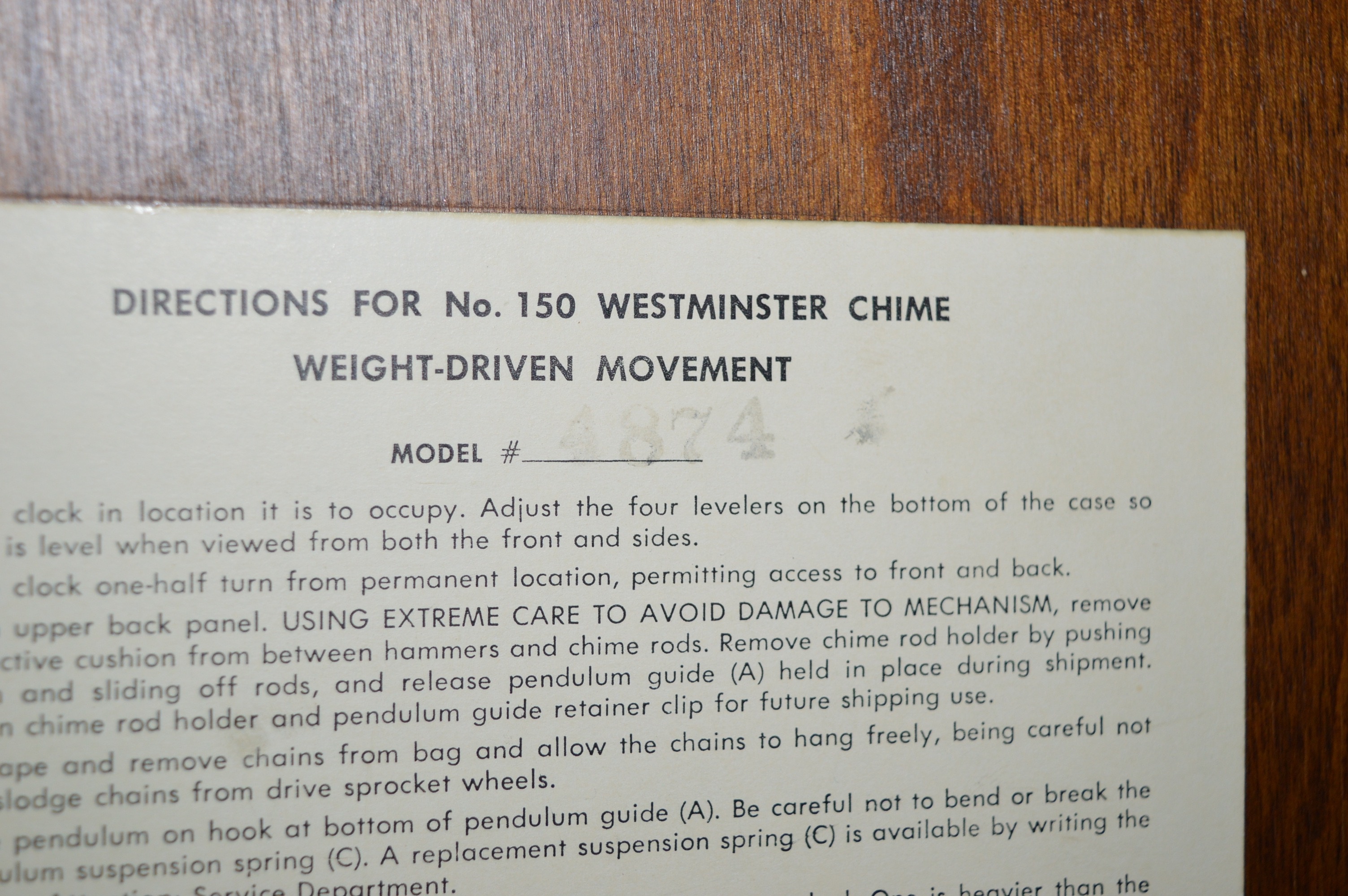 Barwick Grandmother Clock