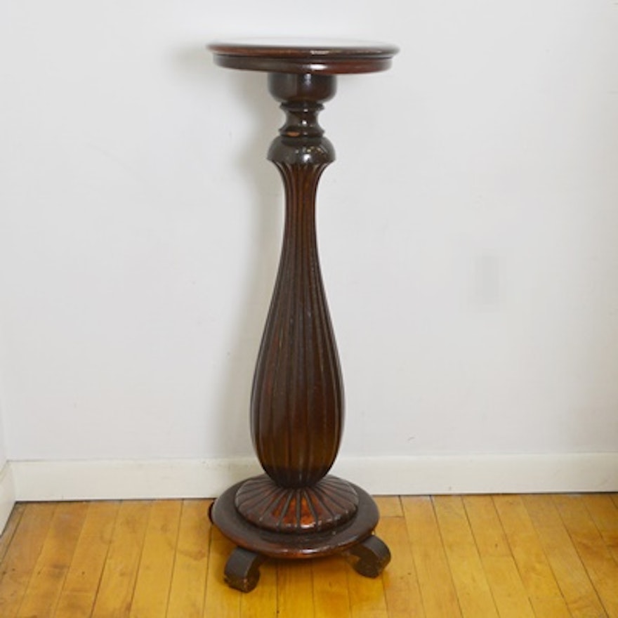 Walnut Pedestal Table