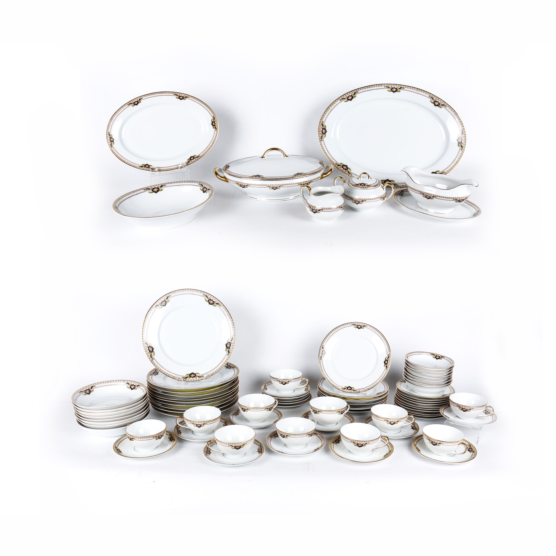 Grouping of Vintage Royal Bayreuth "Belmont" China