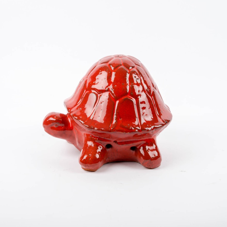 Red Terracotta Turtle