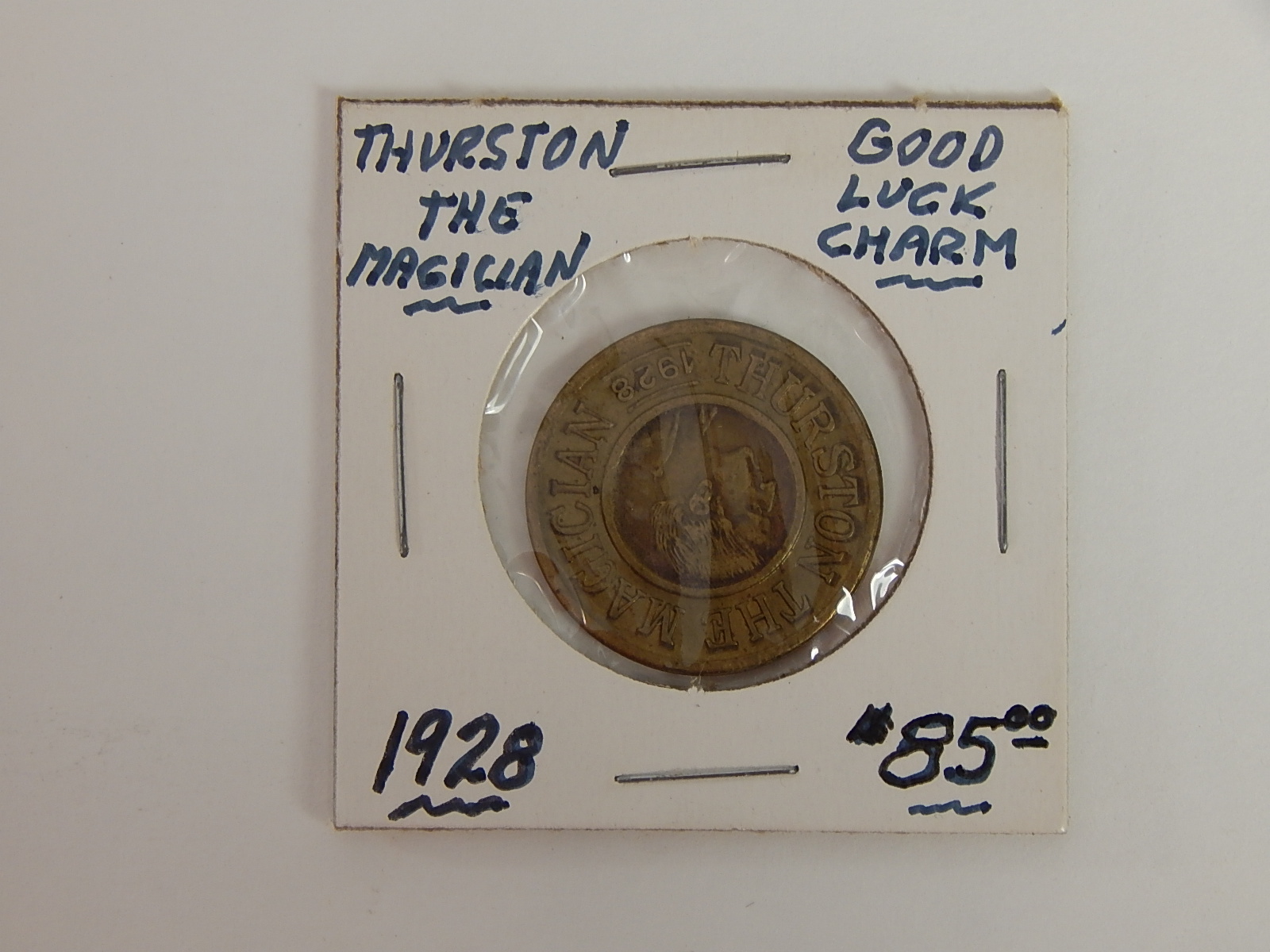 1928 Thurston the Magician Good Luck Charm Magic Token