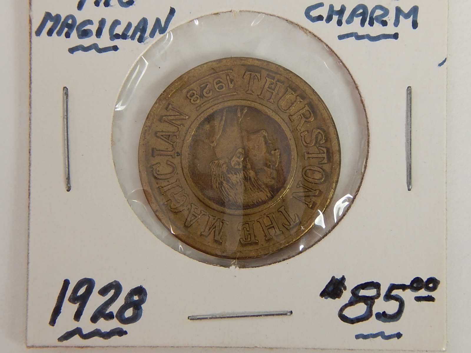 1928 Thurston the Magician Good Luck Charm Magic Token