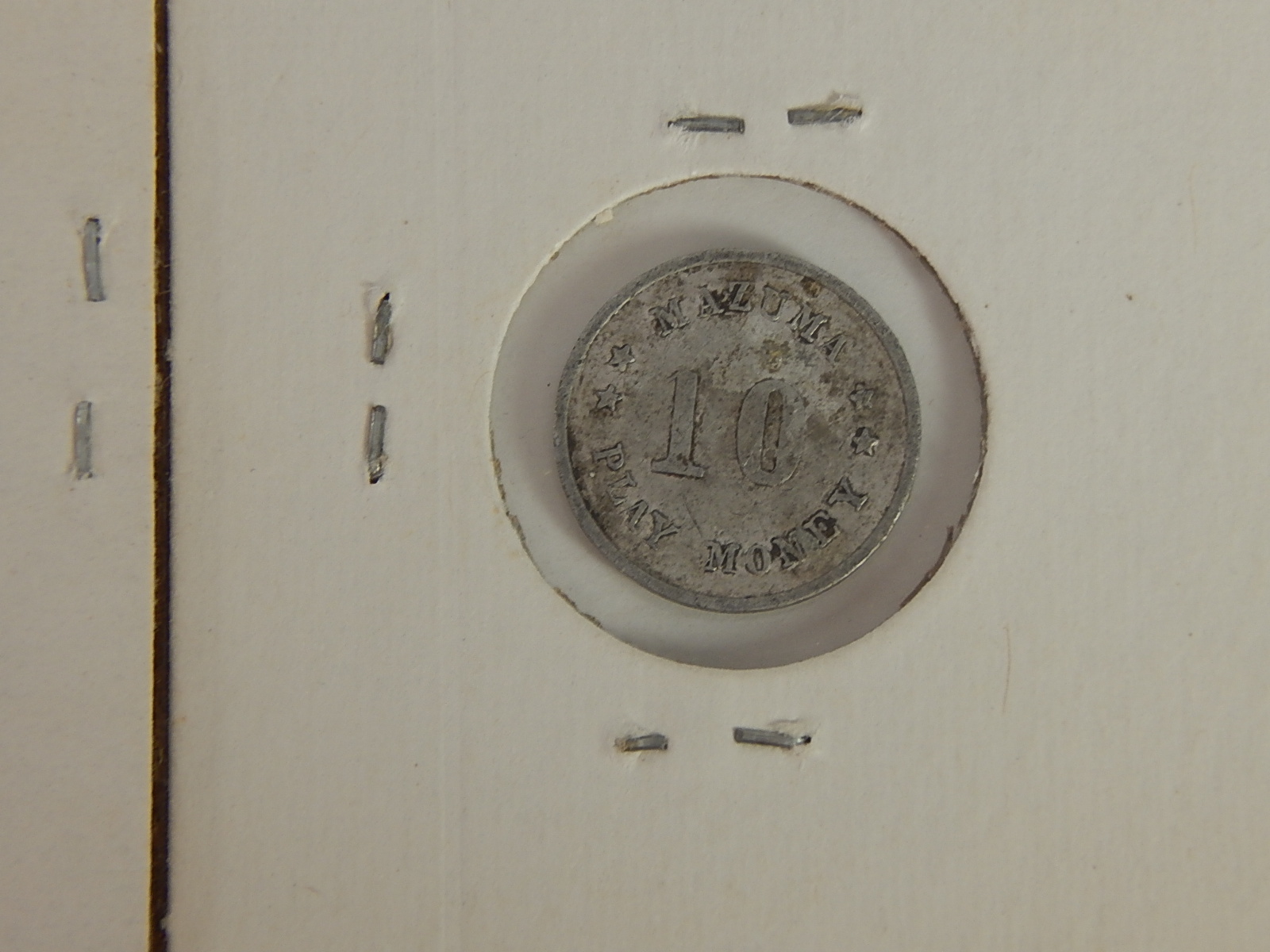 1846-1917 Buffalo Bill Play Money Token and 1947 Allis-Chalmers Token