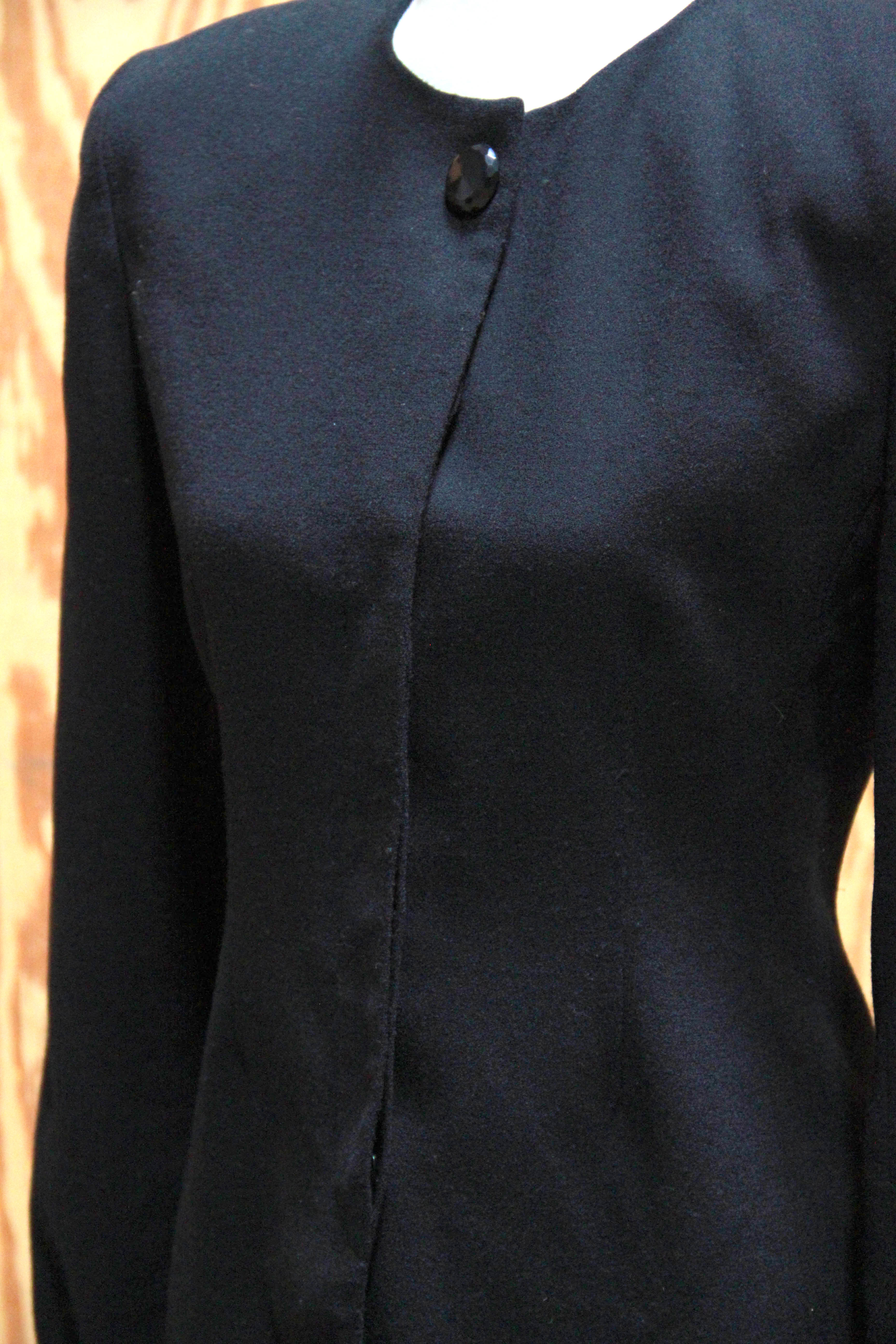 Christian Dior Black Wool Jacket