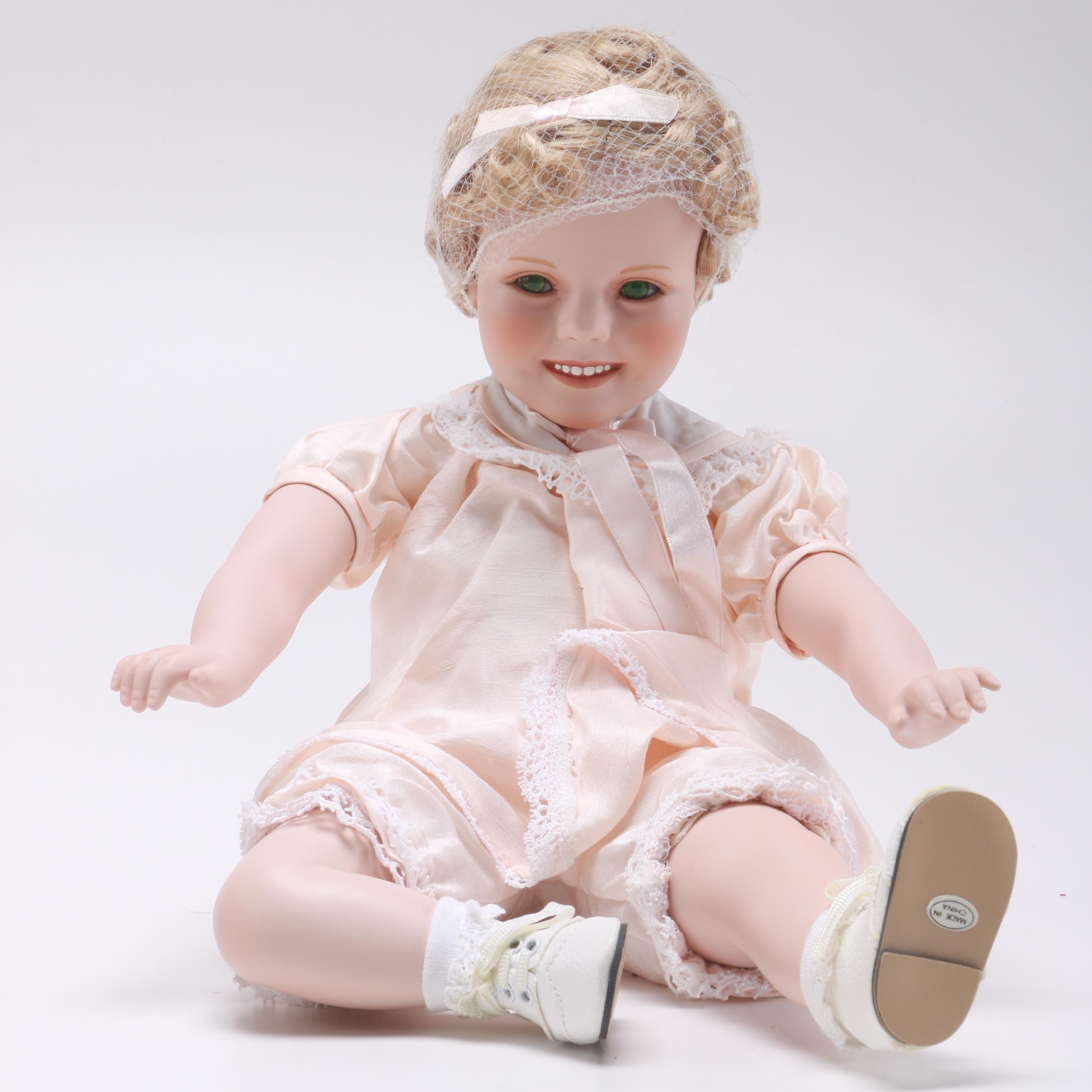 Four Danbury Mint Shirley Temple Dolls