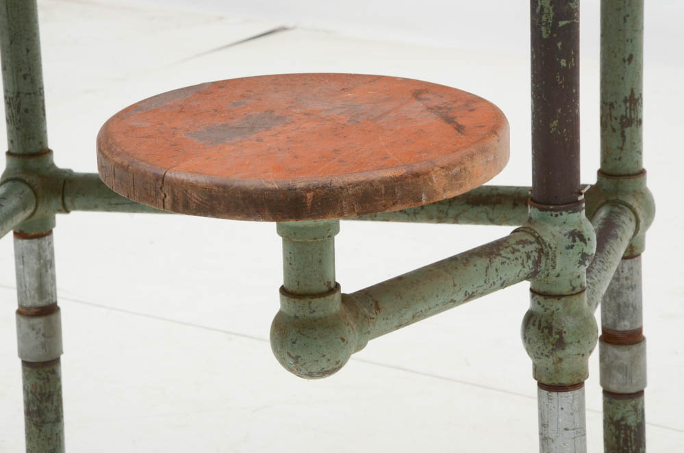 Vintage Industrial Work Bench