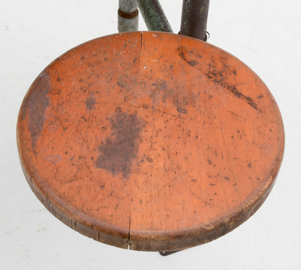 Vintage Industrial Work Bench