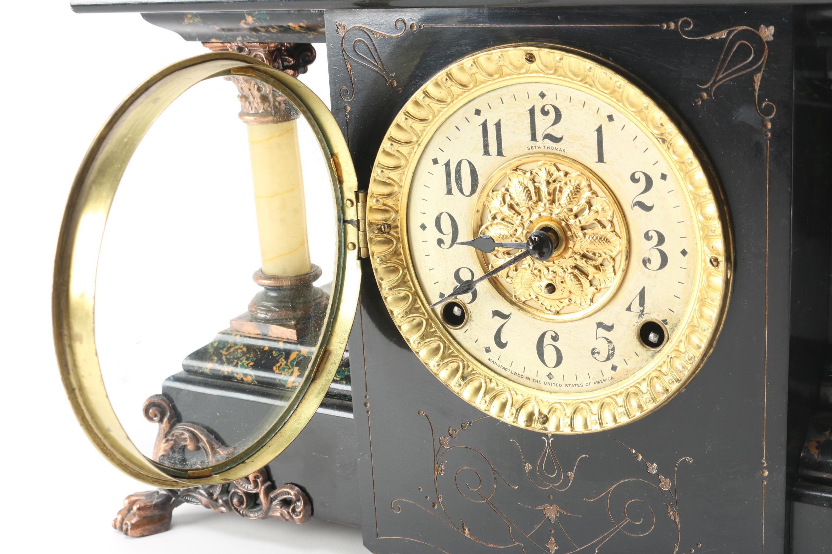 Seth Thomas Pillar Mantel Clock