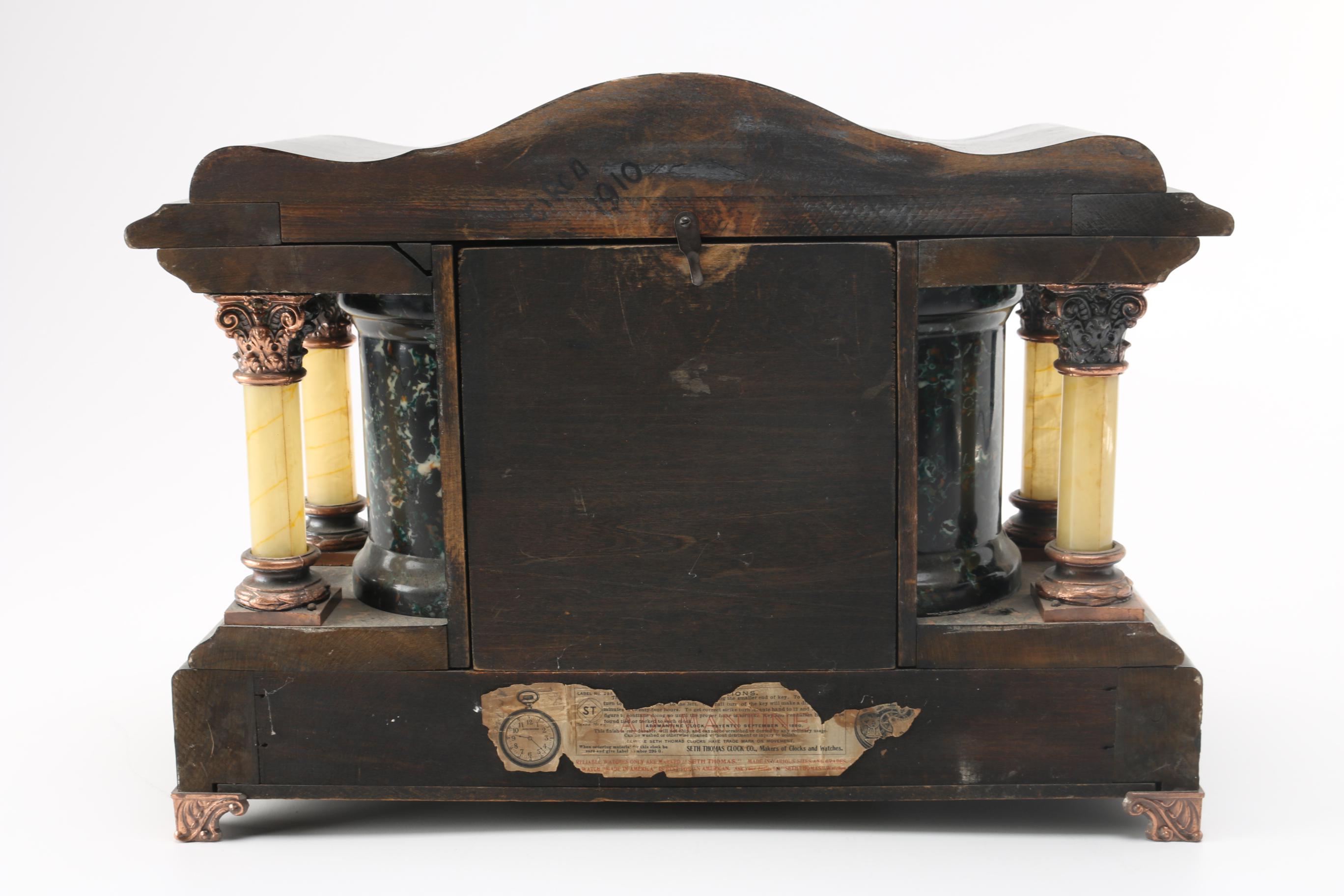 Seth Thomas Pillar Mantel Clock