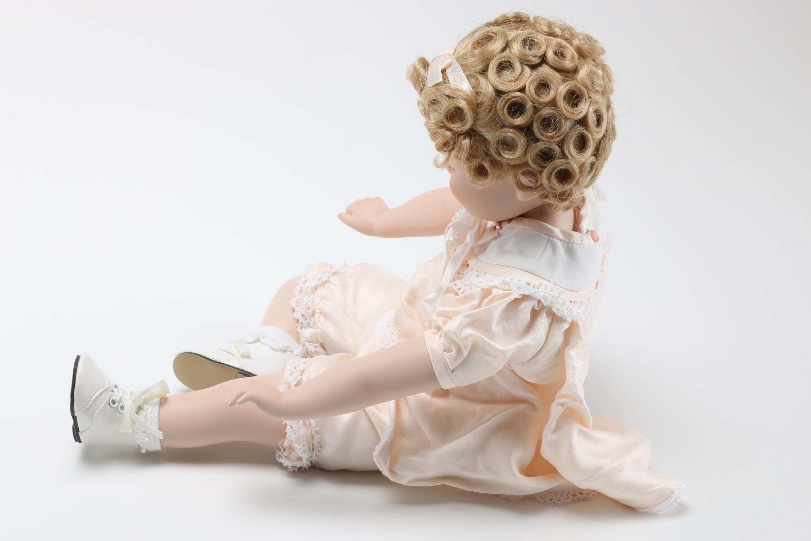 Four Danbury Mint Shirley Temple Dolls