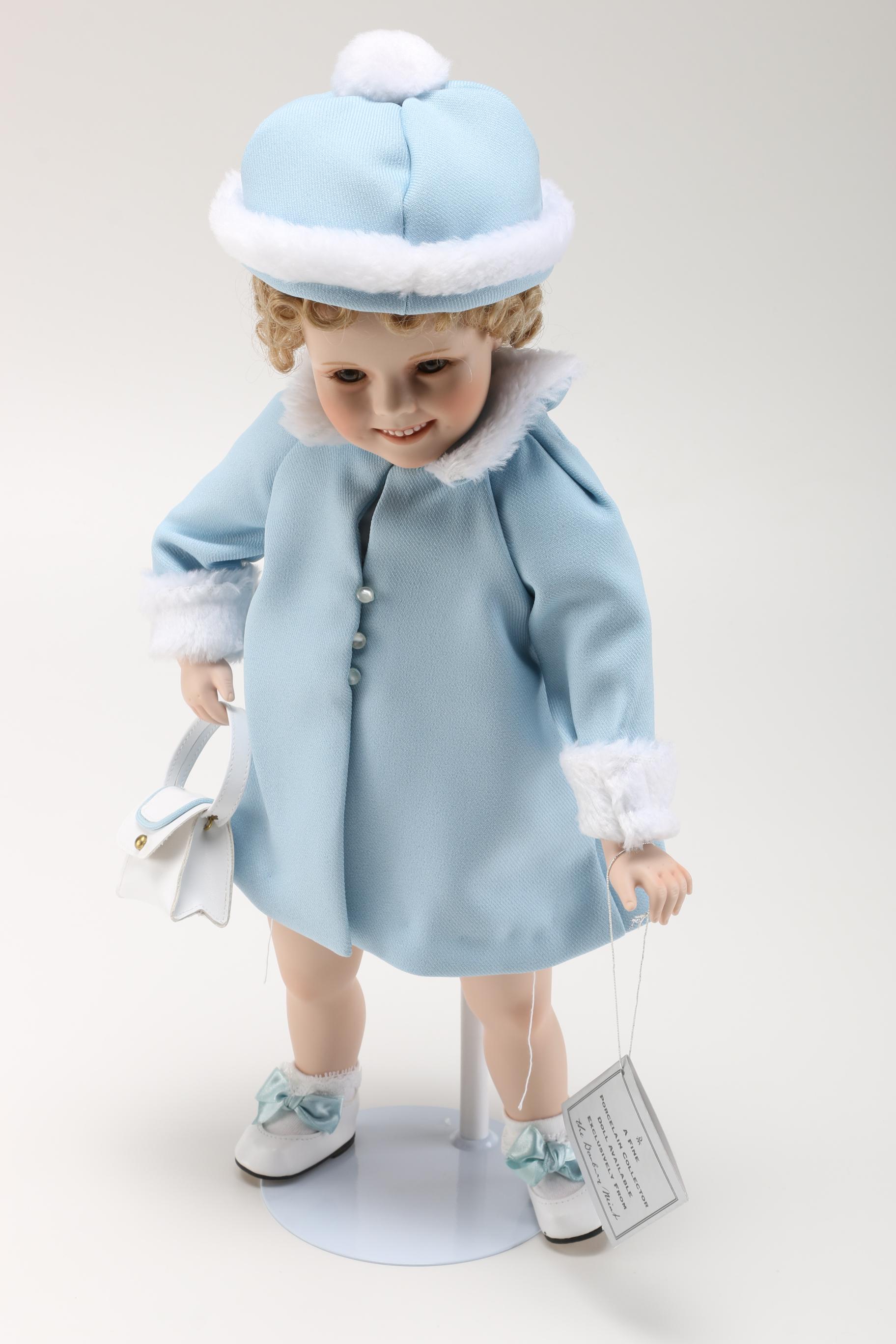 Four Danbury Mint Shirley Temple Dolls