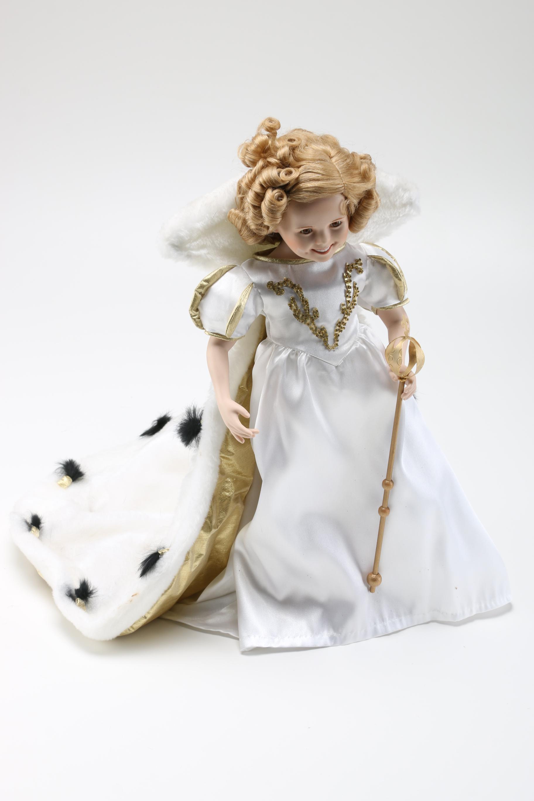 Four Danbury Mint Shirley Temple Dolls