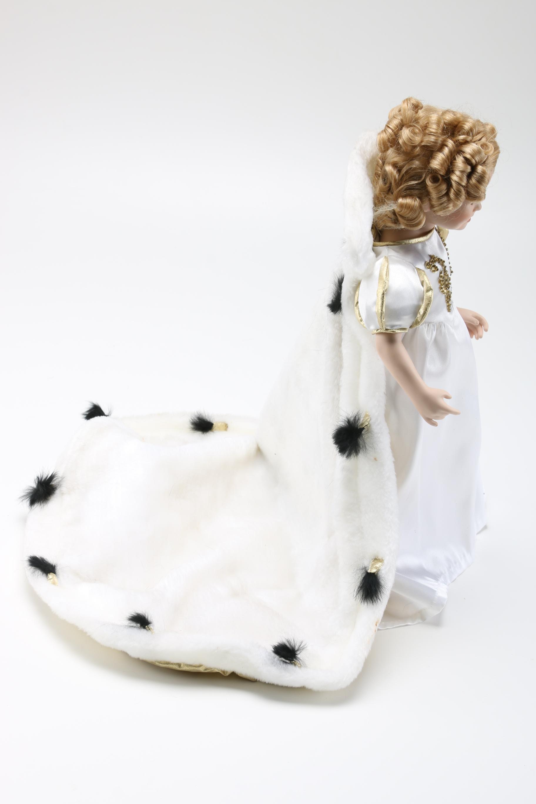 Four Danbury Mint Shirley Temple Dolls