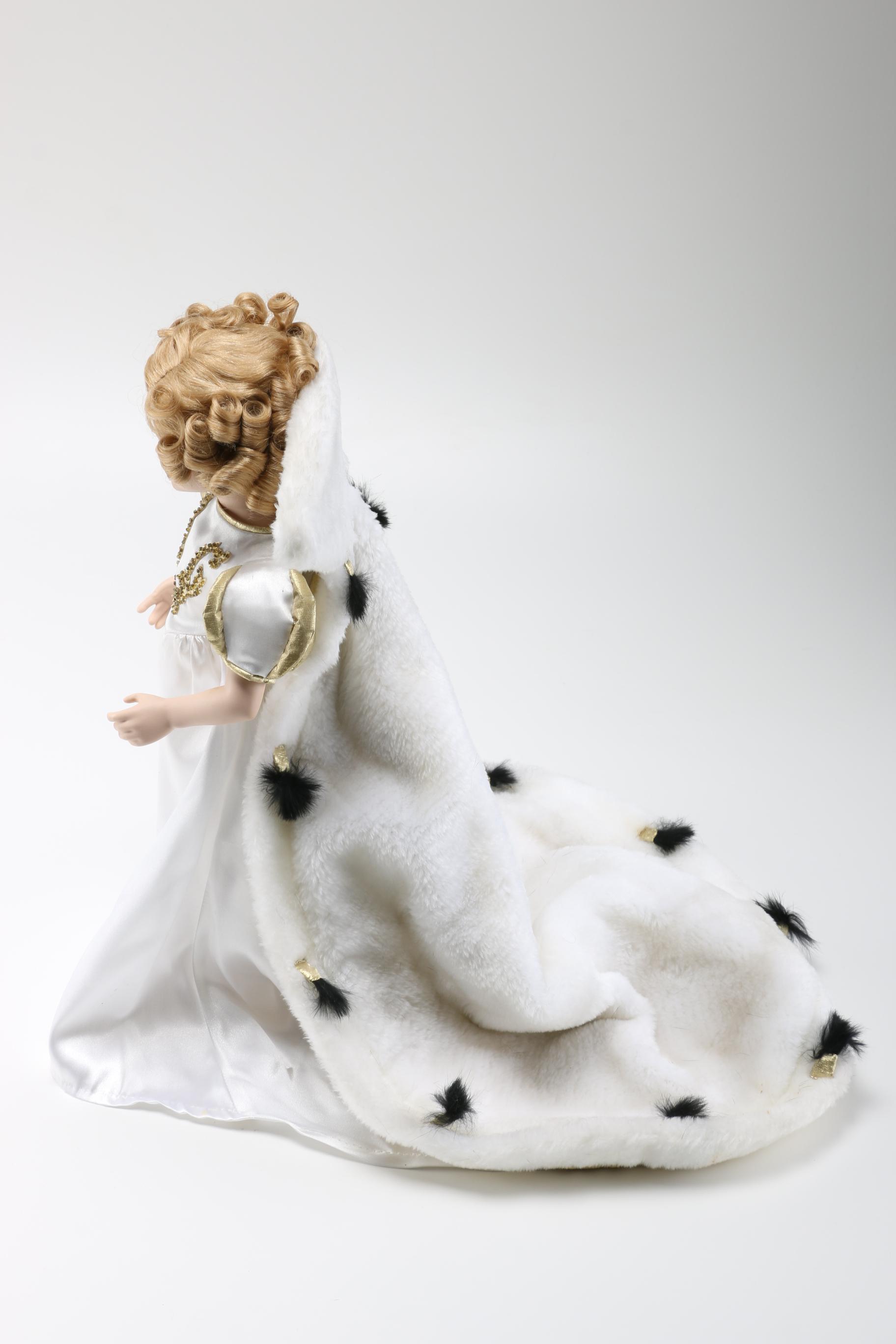 Four Danbury Mint Shirley Temple Dolls