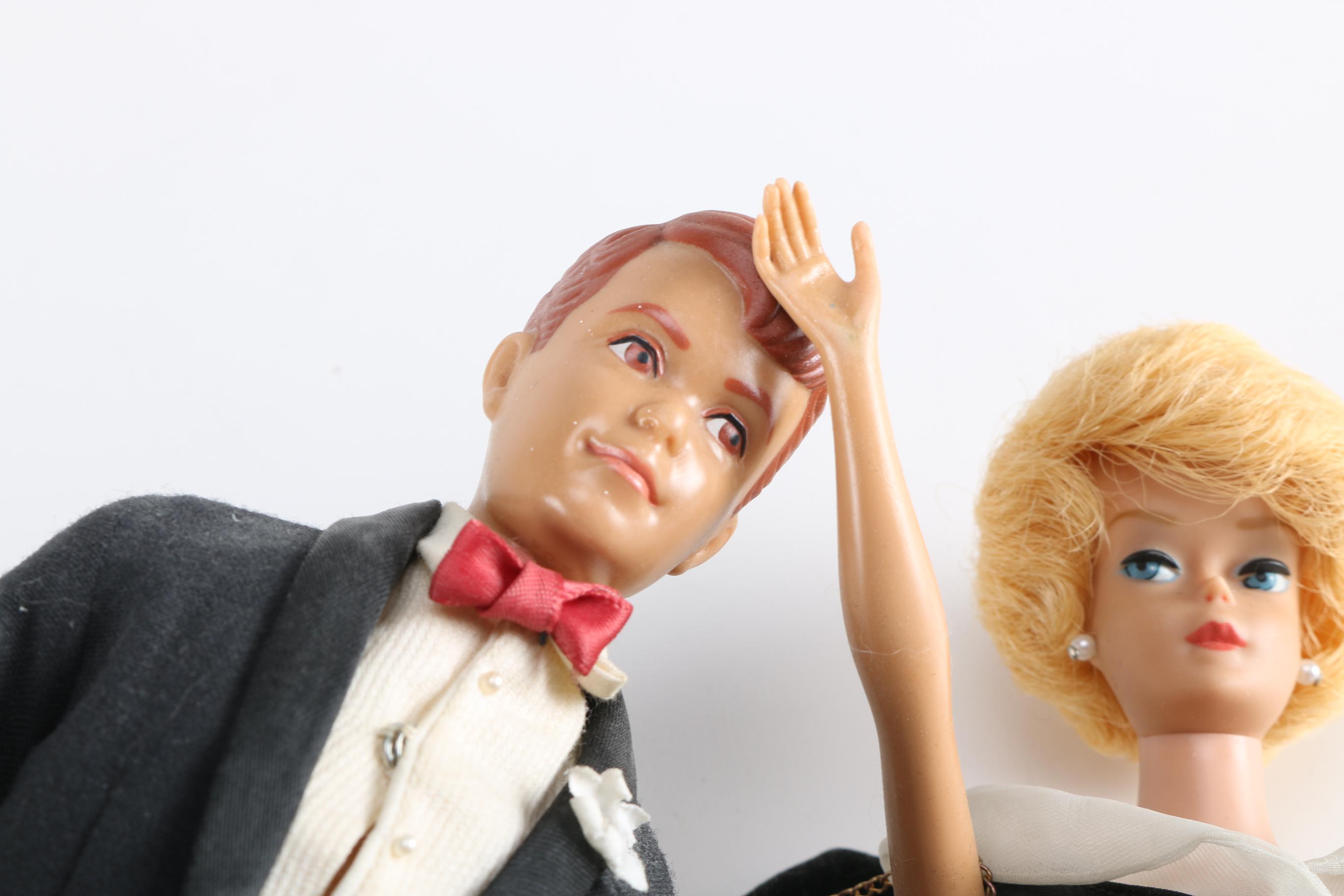 1960s and 1970s Wedding Barbie, Midge, and Ken Dolls