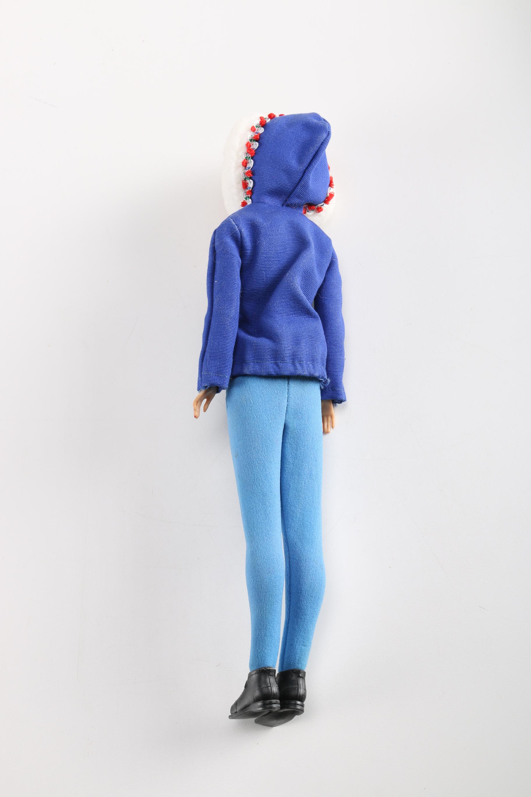 1960 Ponytail Barbie in "Ski Queen" and 1962 Ken Doll in "Fun on the Ice"