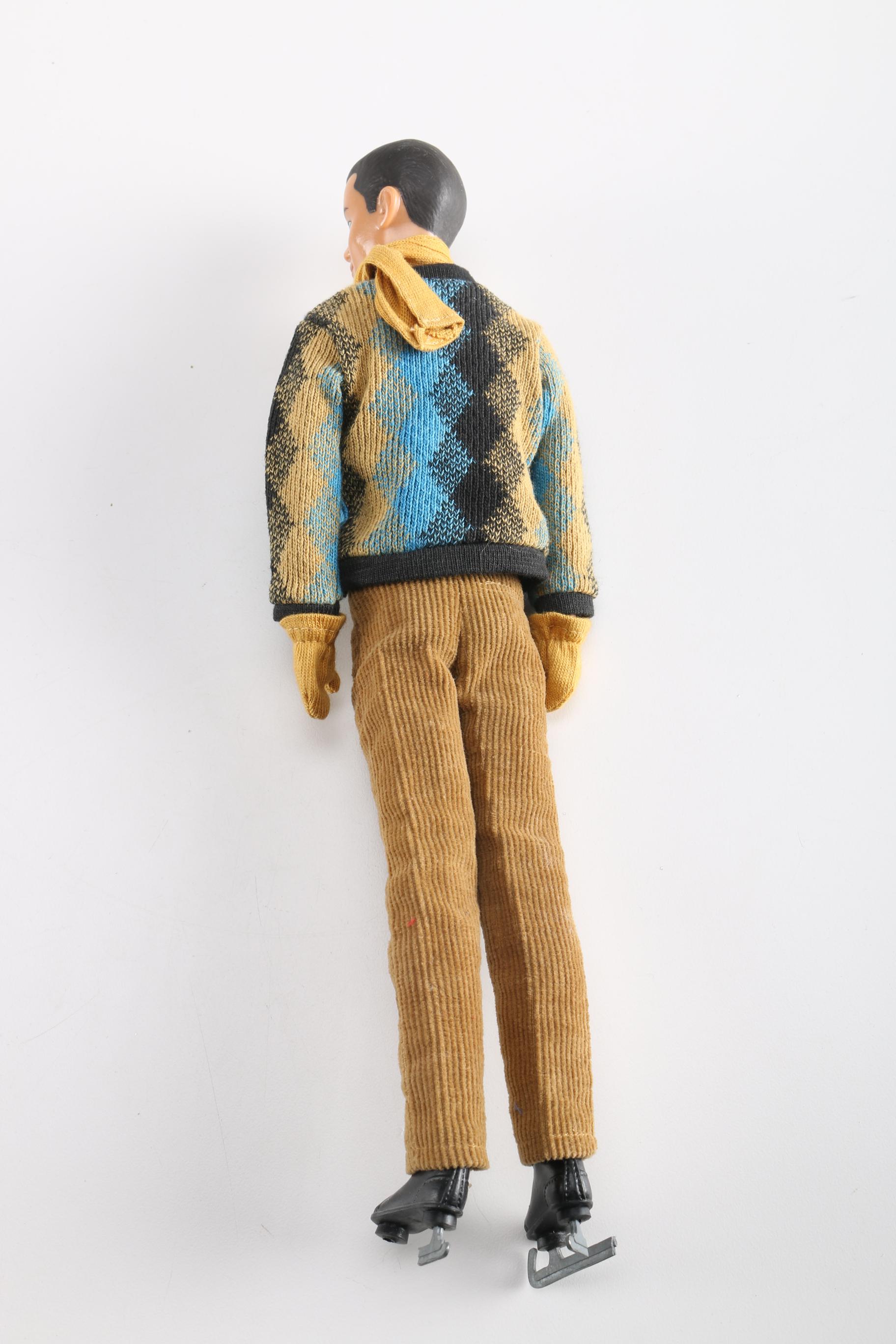 1960 Ponytail Barbie in "Ski Queen" and 1962 Ken Doll in "Fun on the Ice"