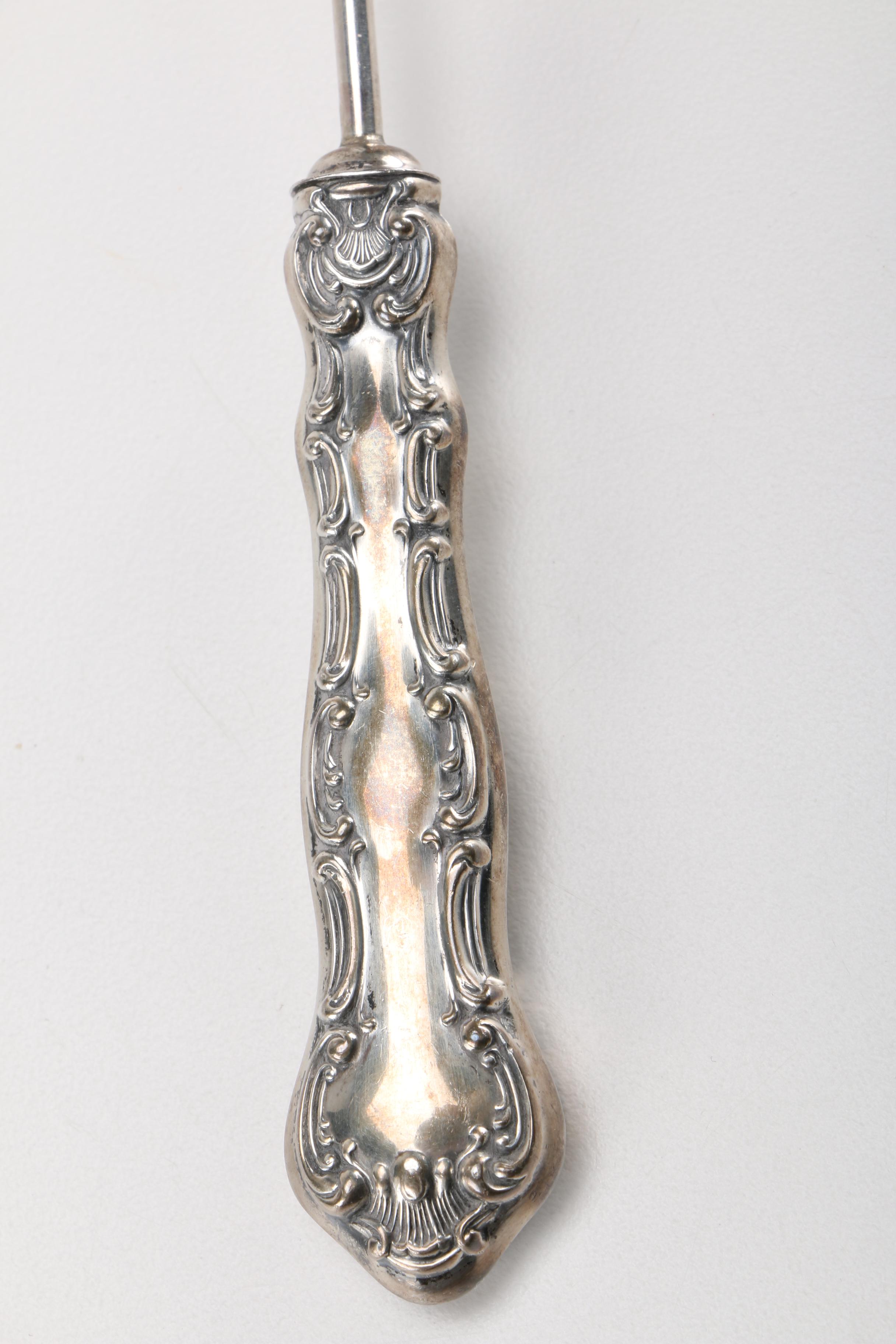 Gorham "Strasbourg" and Webster Sterling Candle Snuffers