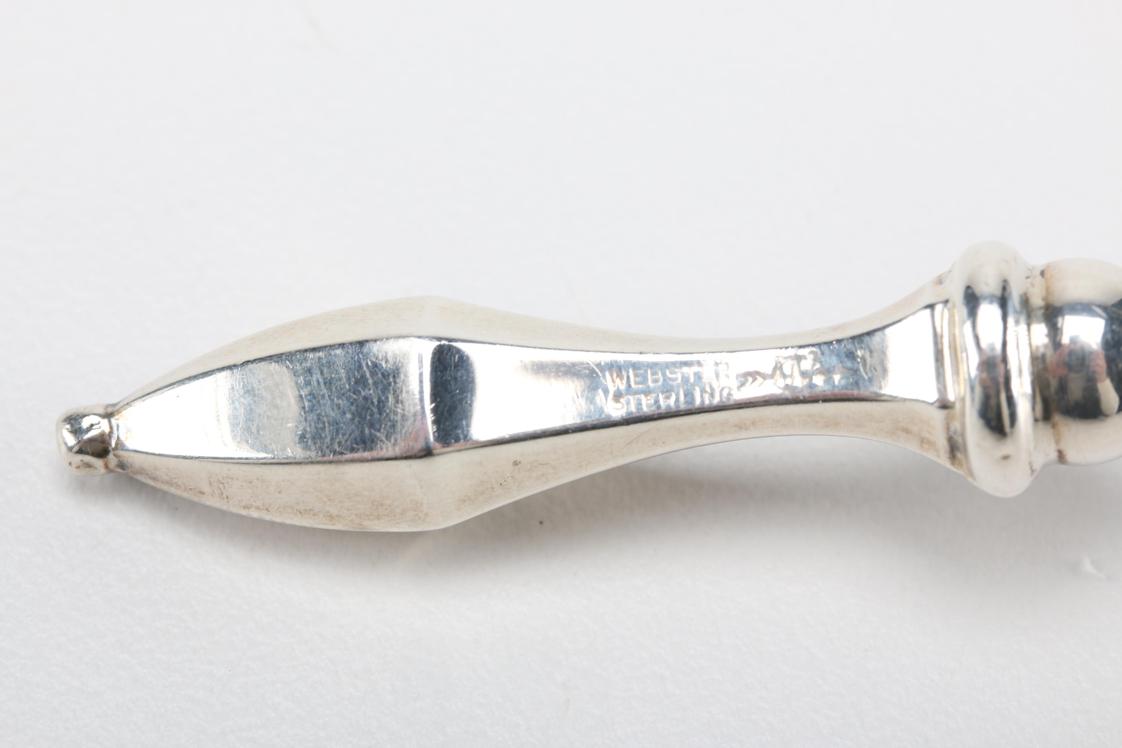 Gorham "Strasbourg" and Webster Sterling Candle Snuffers