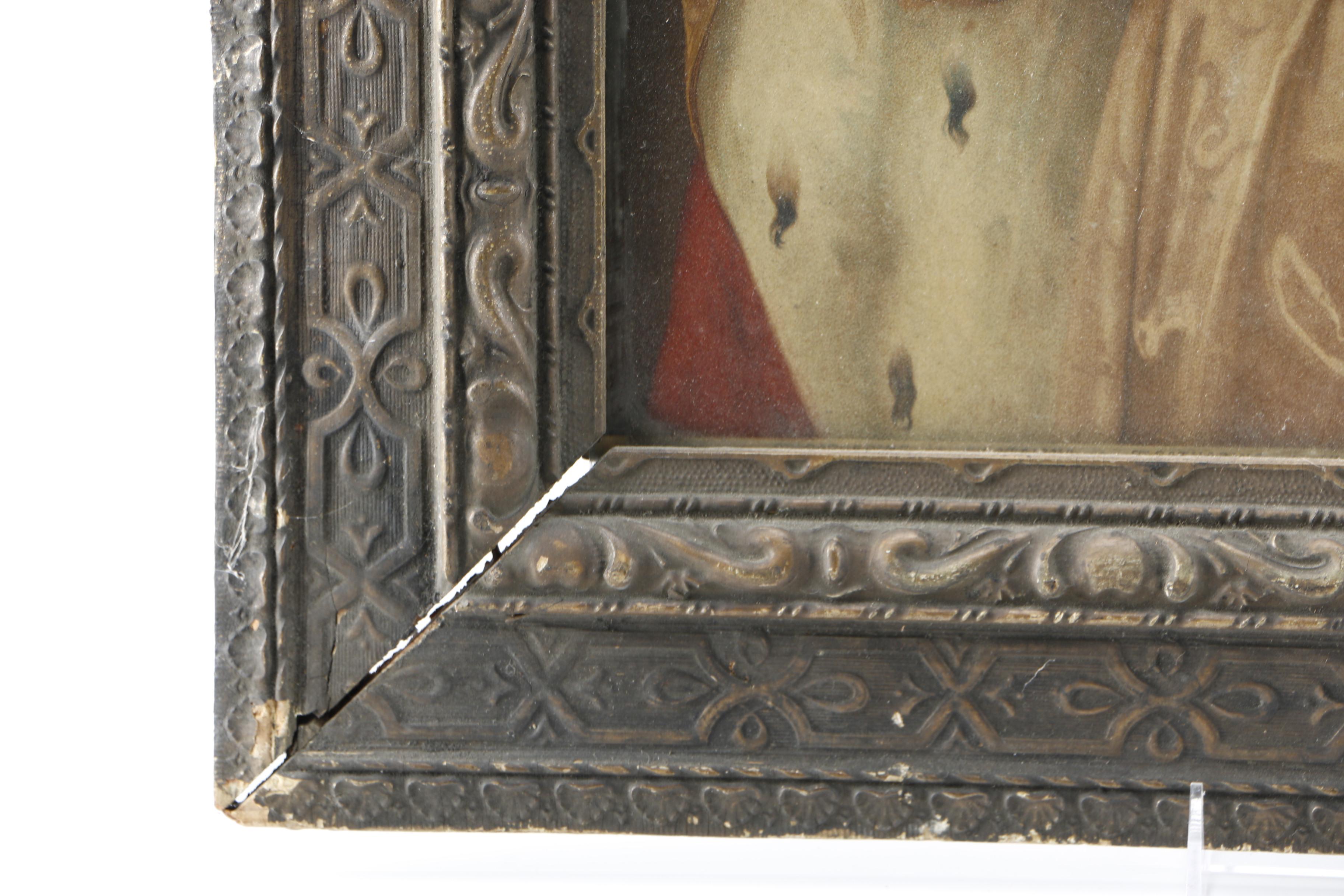 O. Voelkel Chromolithograph "St. Catherine"