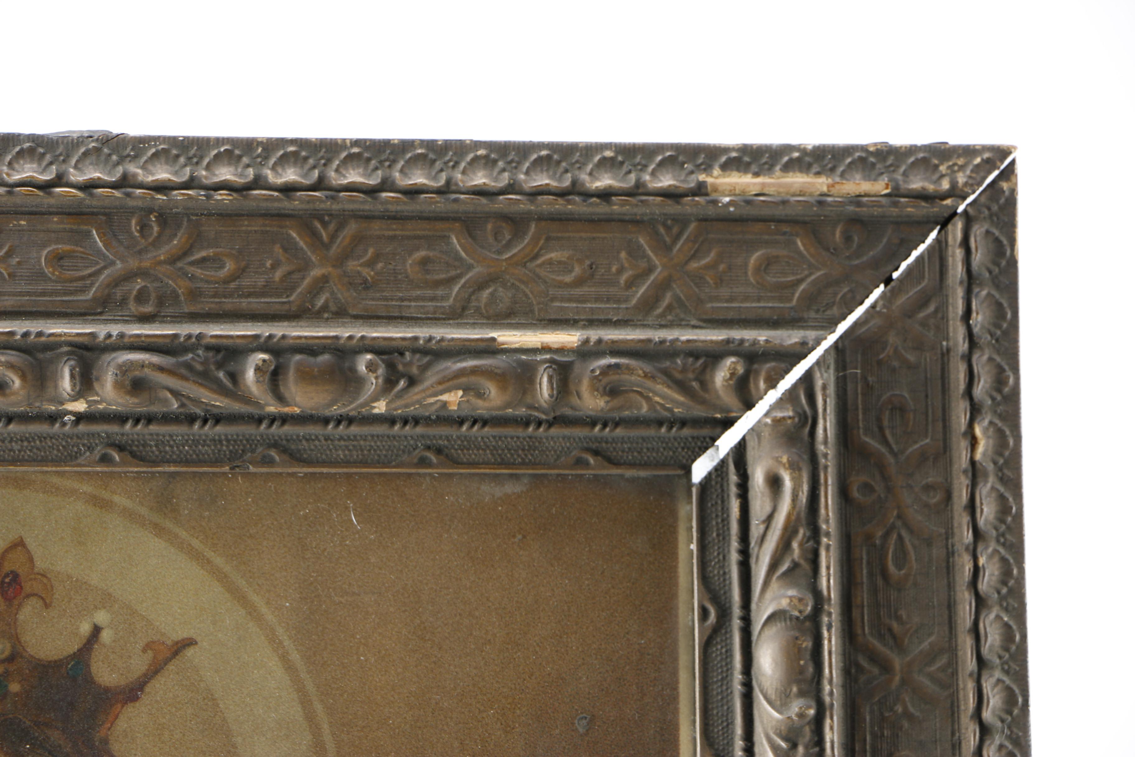 O. Voelkel Chromolithograph "St. Catherine"