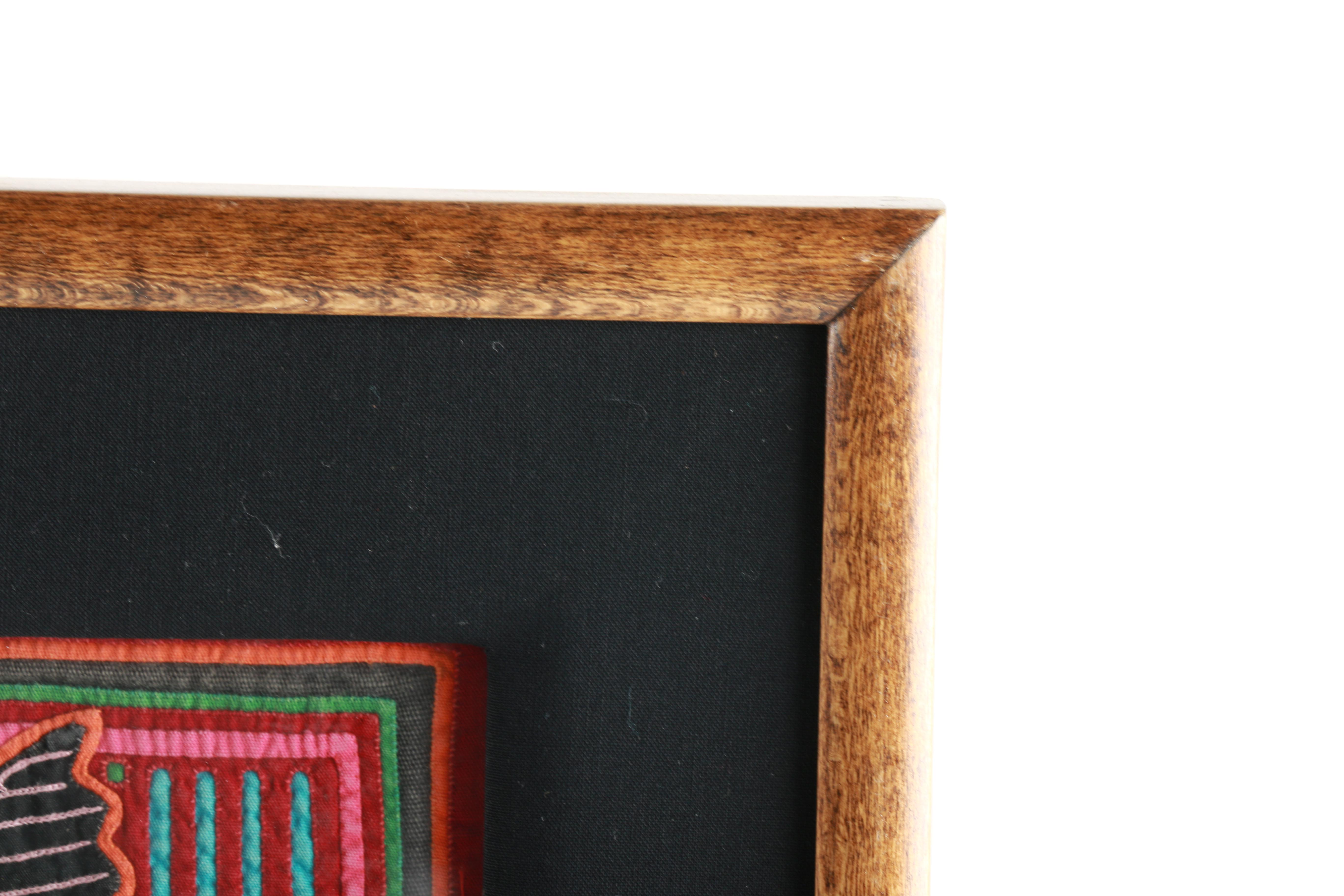 Set of Mola Quilted Birds