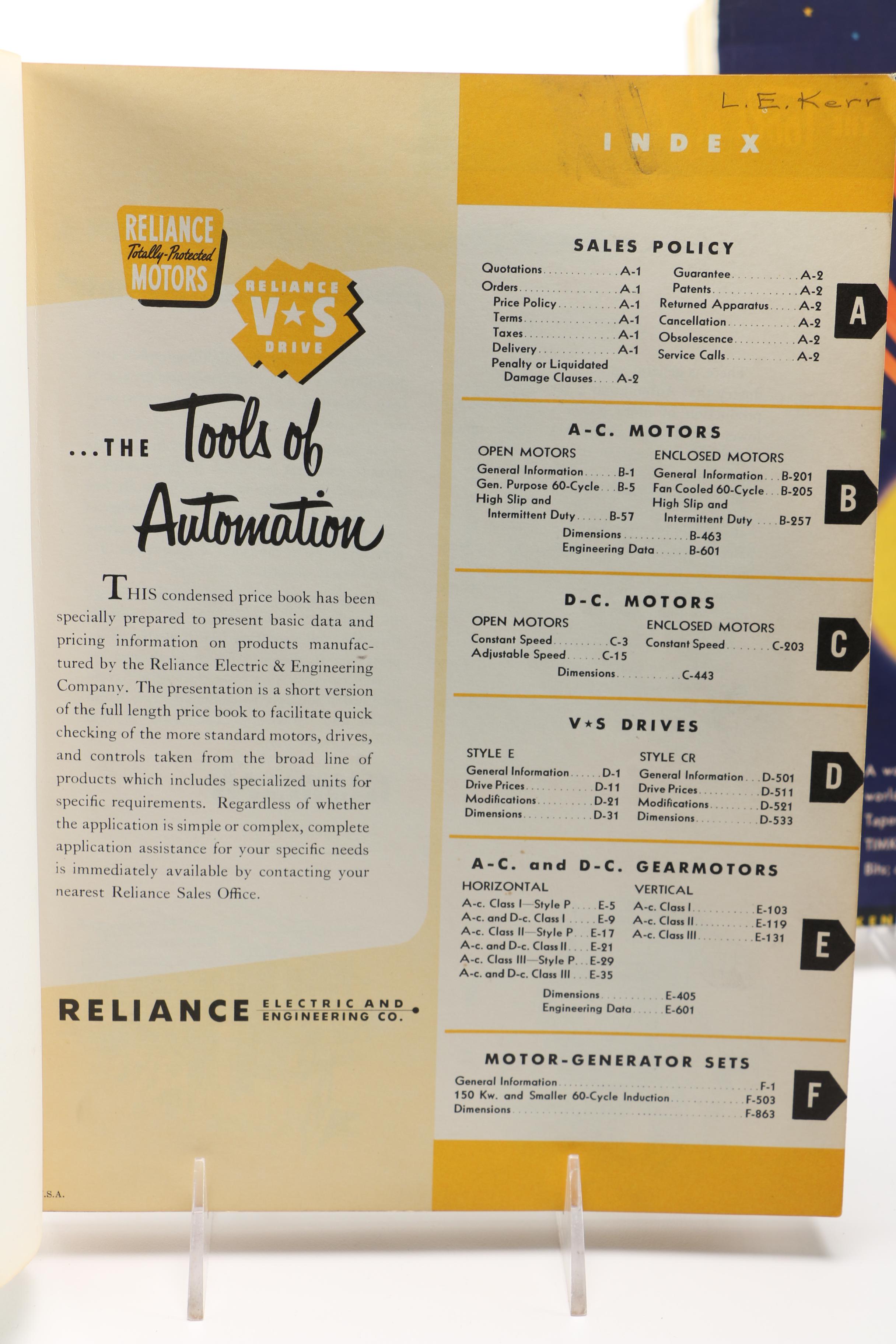 Collection of Vintage Industrial Catalogs