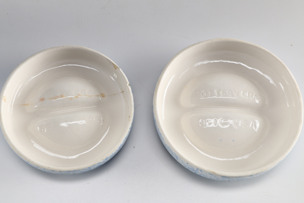 Blue Pottery Canister Set