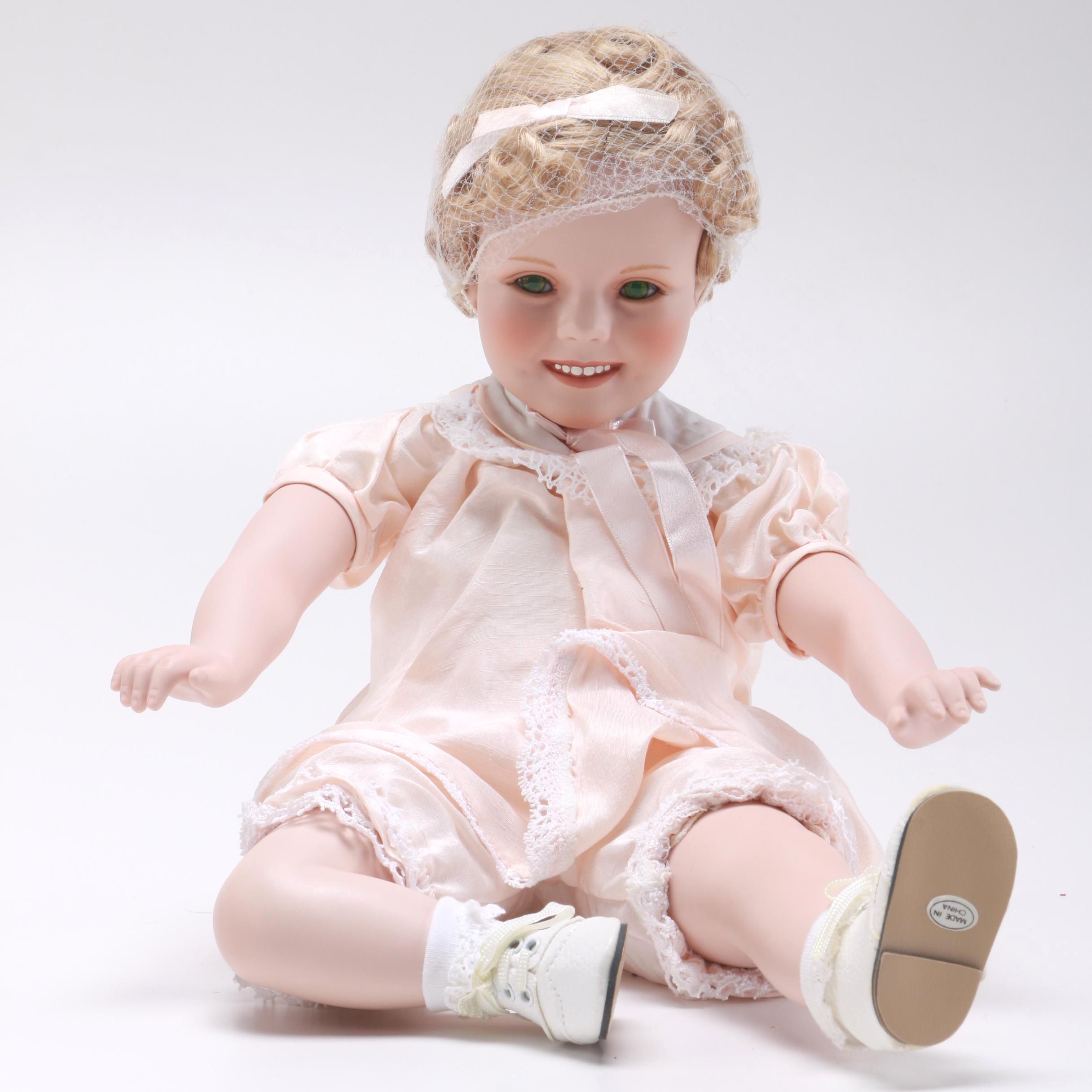 Four Danbury Mint Shirley Temple Dolls