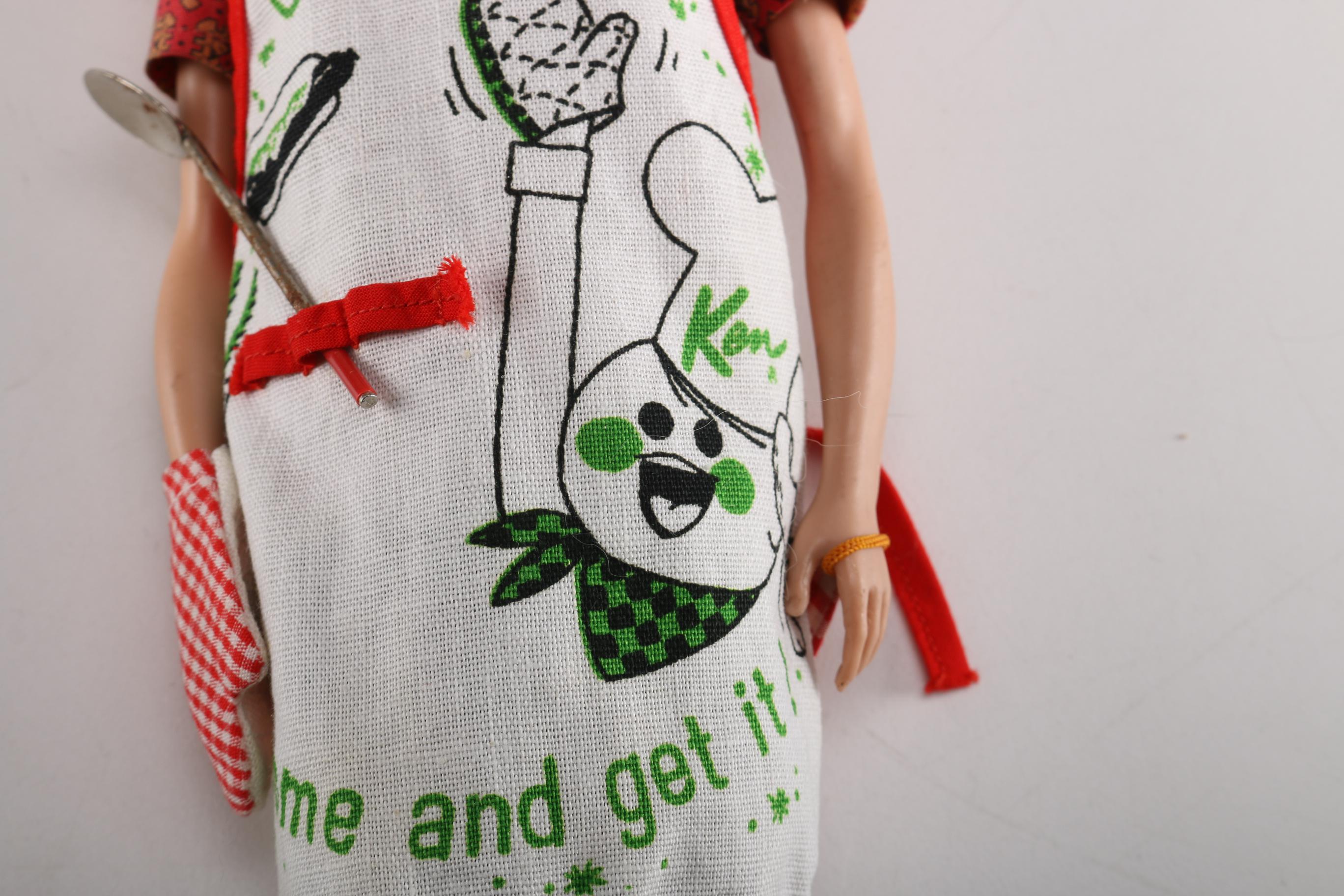 1960s Barbie Dream Kitchen, Ken and Ponytail Swirl Barbie