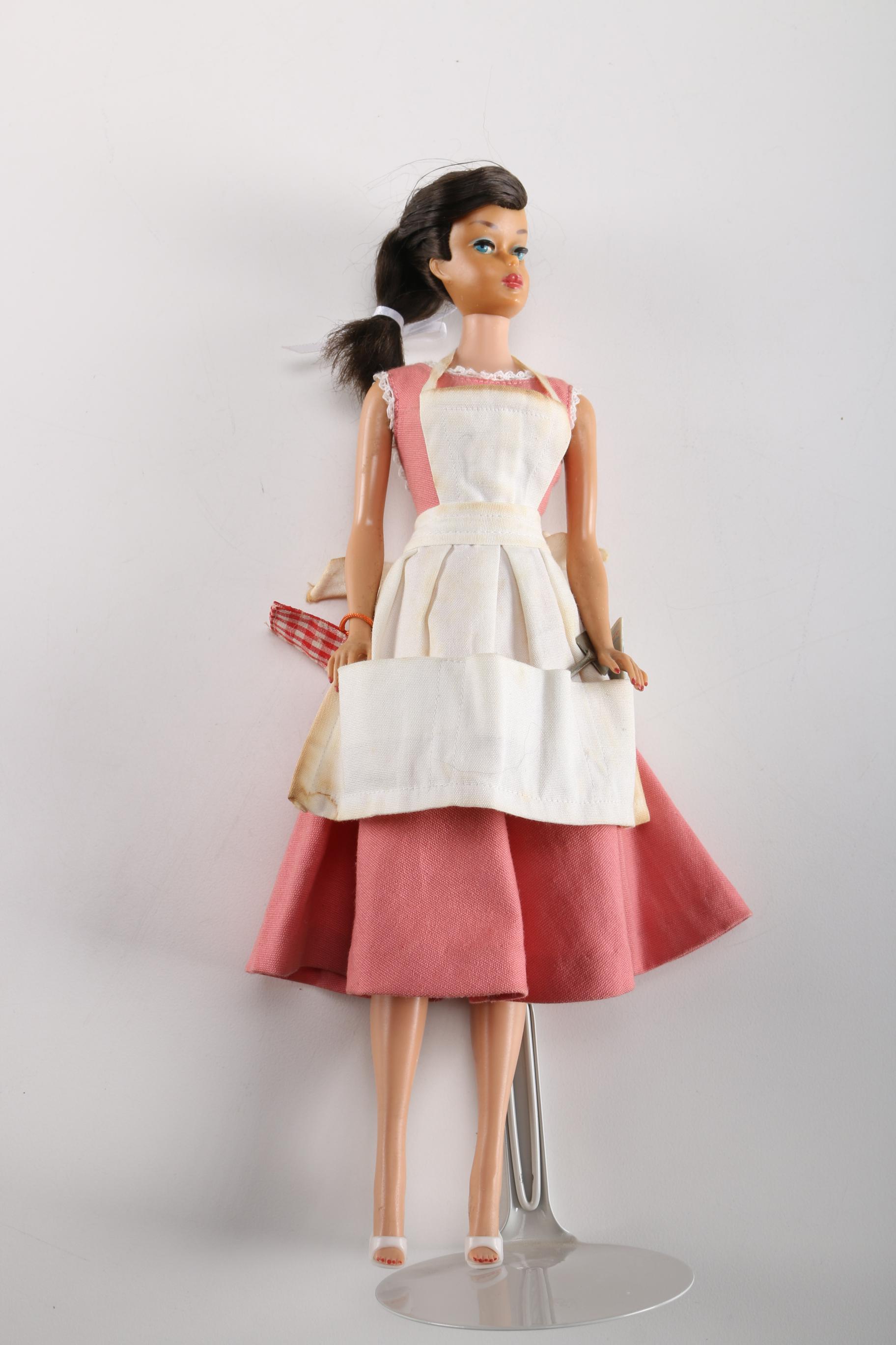 1960s Barbie Dream Kitchen, Ken and Ponytail Swirl Barbie