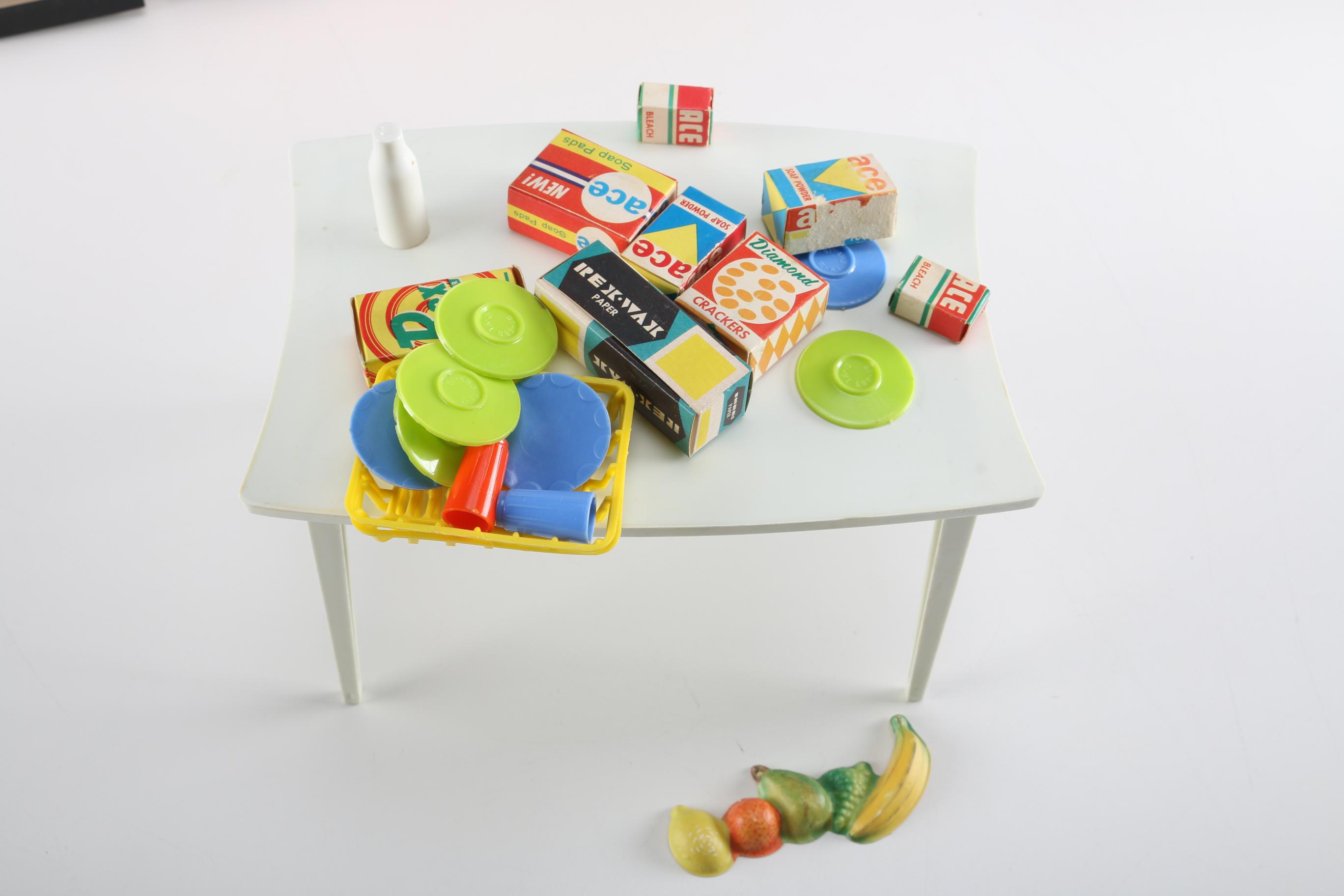 1960s Barbie Dream Kitchen, Ken and Ponytail Swirl Barbie