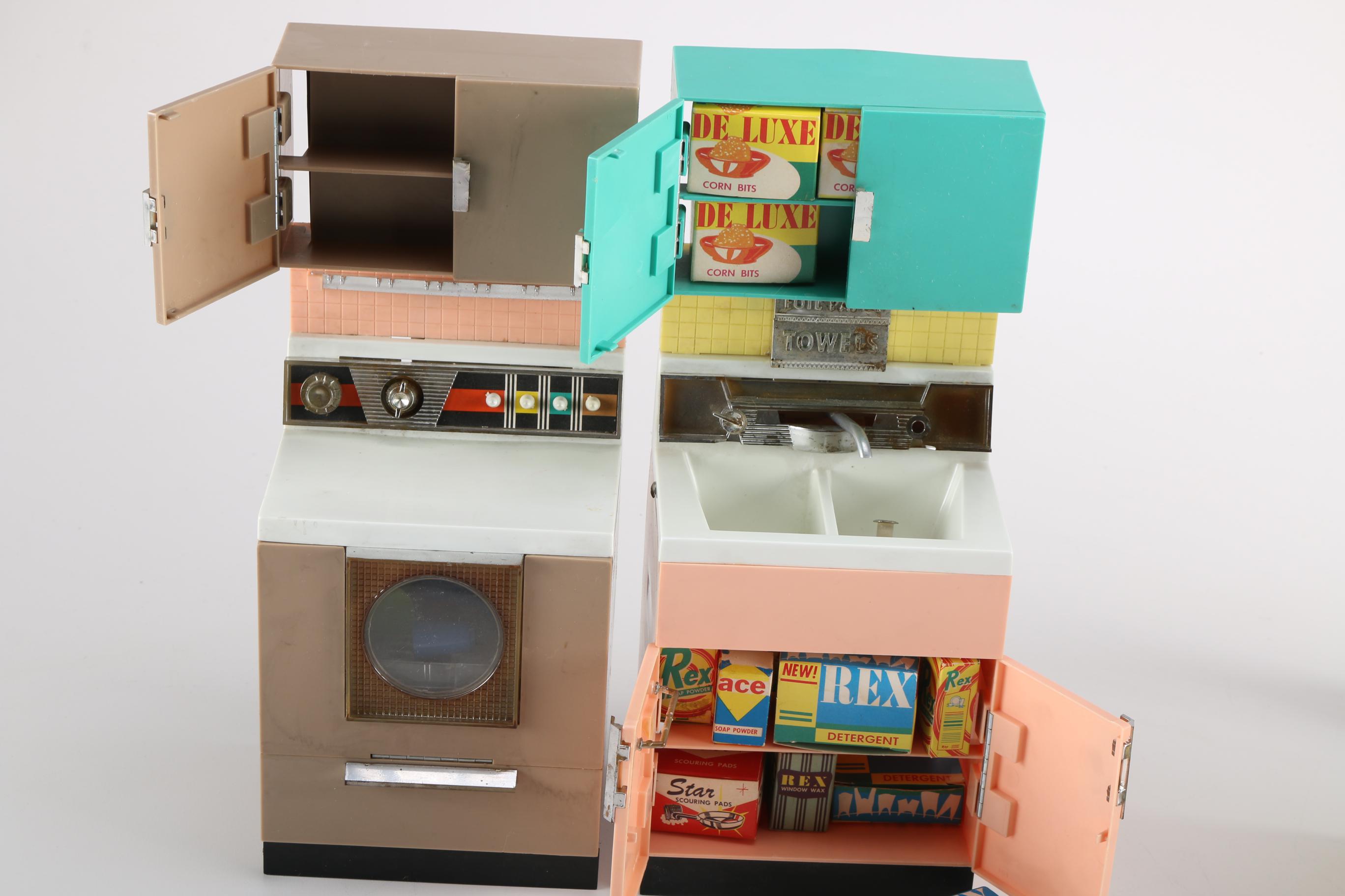 1960s Barbie Dream Kitchen, Ken and Ponytail Swirl Barbie