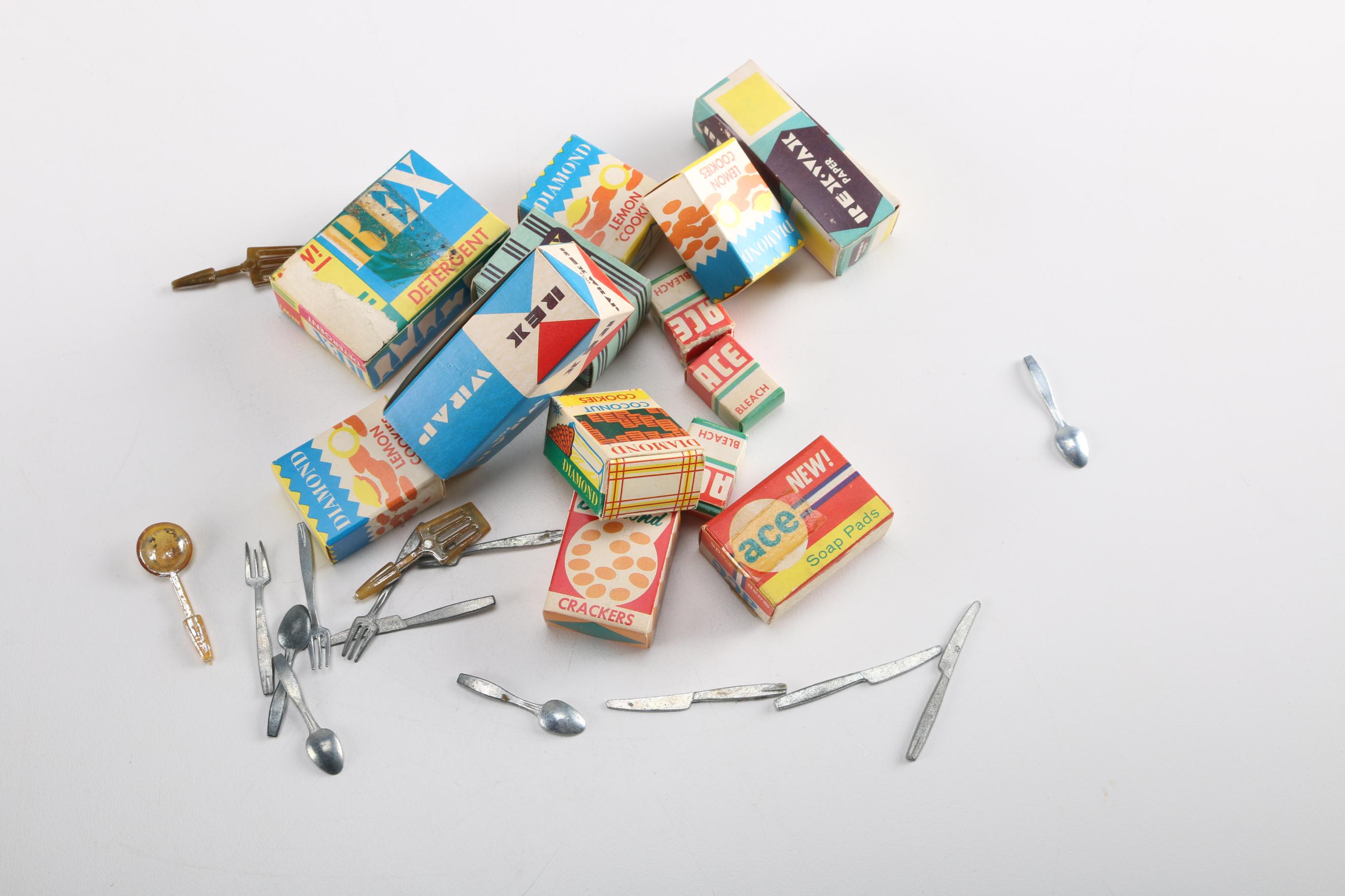 1960s Barbie Dream Kitchen, Ken and Ponytail Swirl Barbie