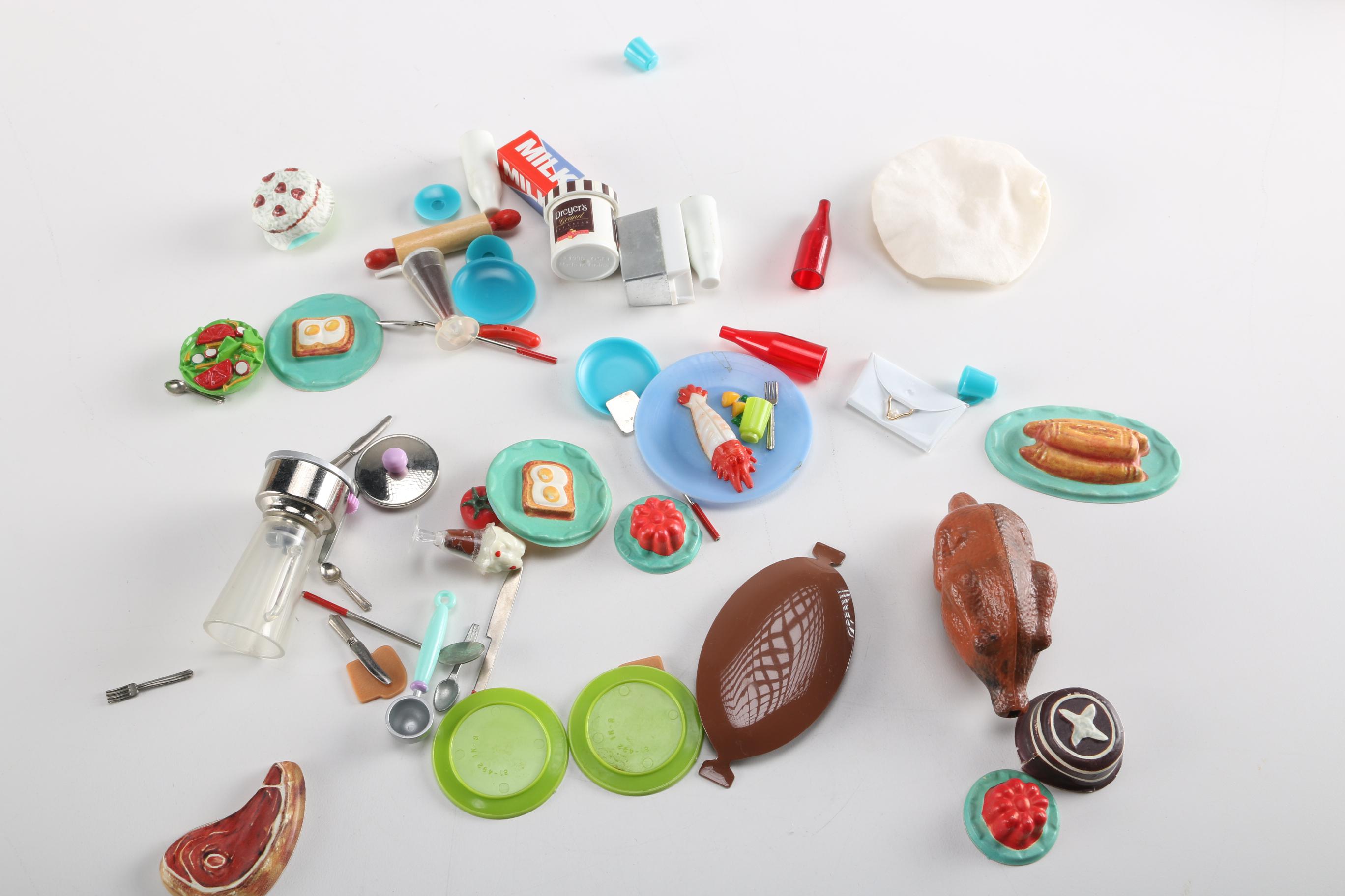 1960s Barbie Dream Kitchen, Ken and Ponytail Swirl Barbie