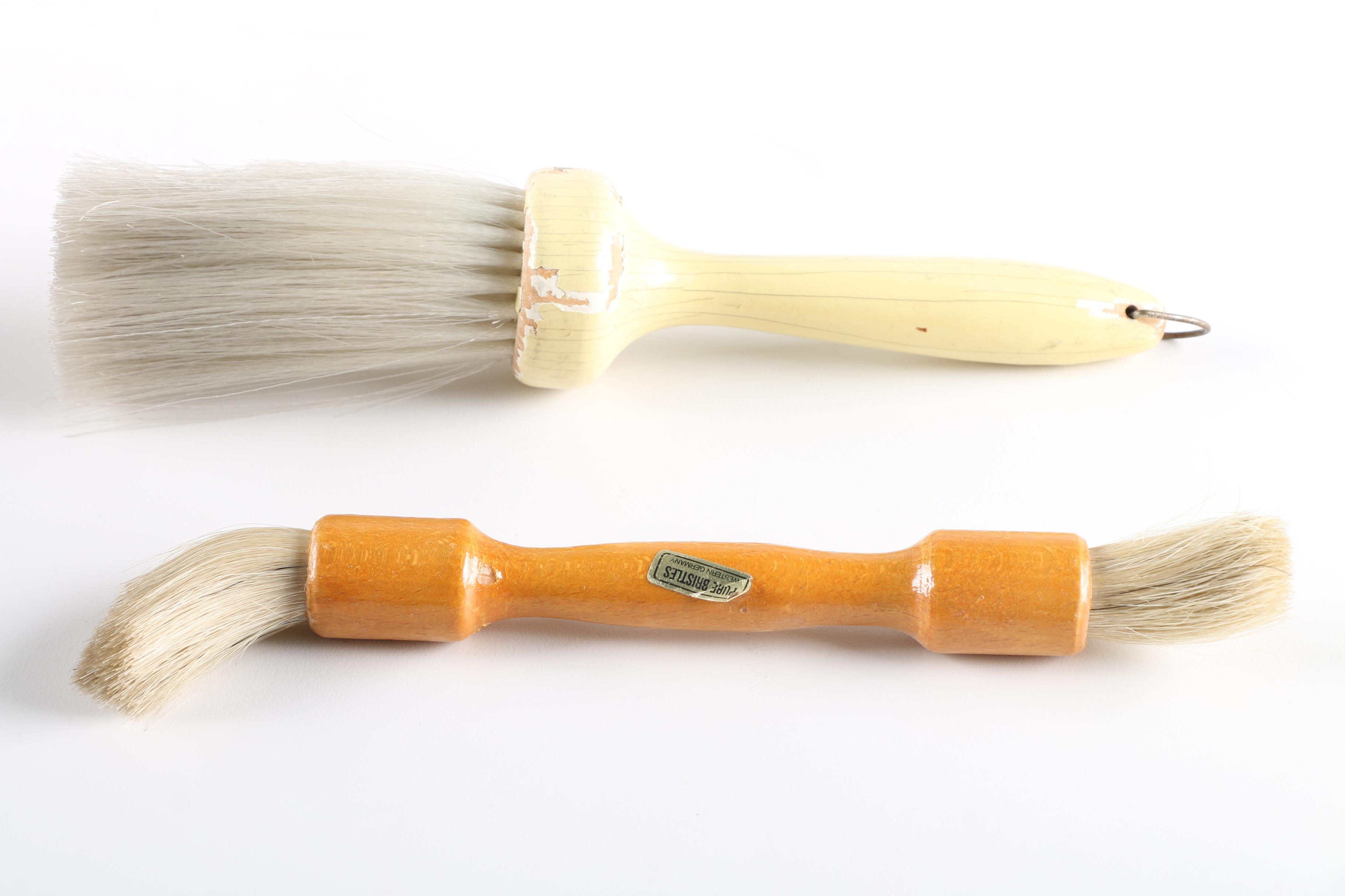 Collection of Kitchenware With Ceramic Cruets and Vintage Ice Crusher