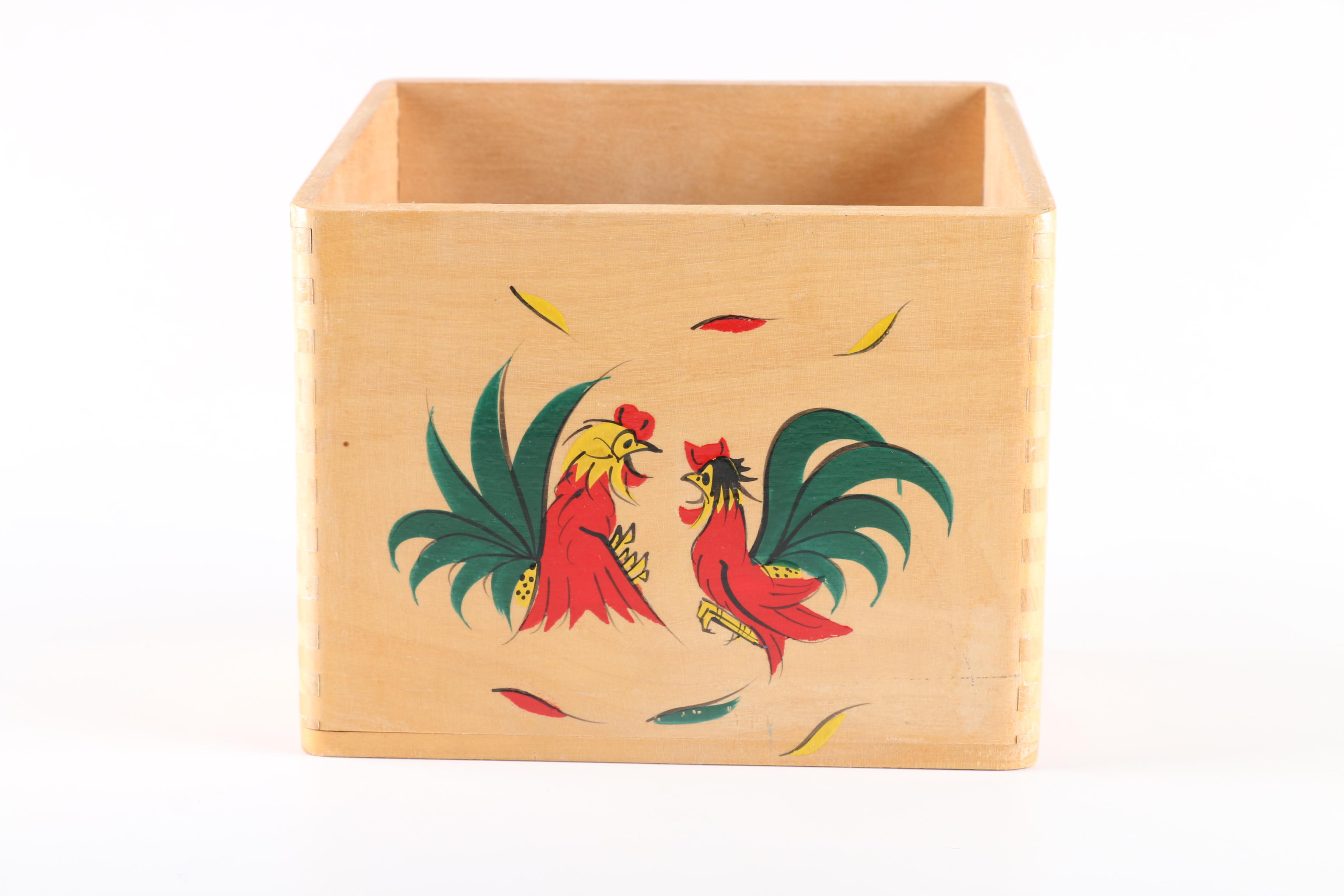 Collection of Kitchenware With Ceramic Cruets and Vintage Ice Crusher