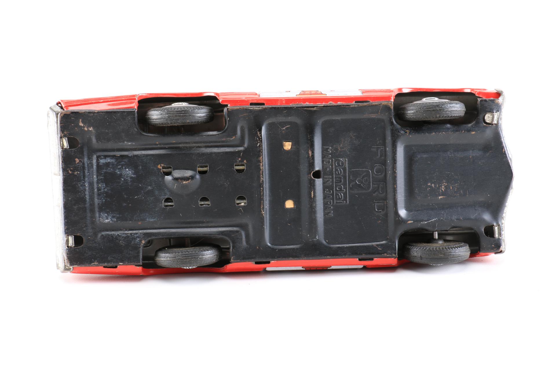 Tin Toy Police and Fire Vehicles