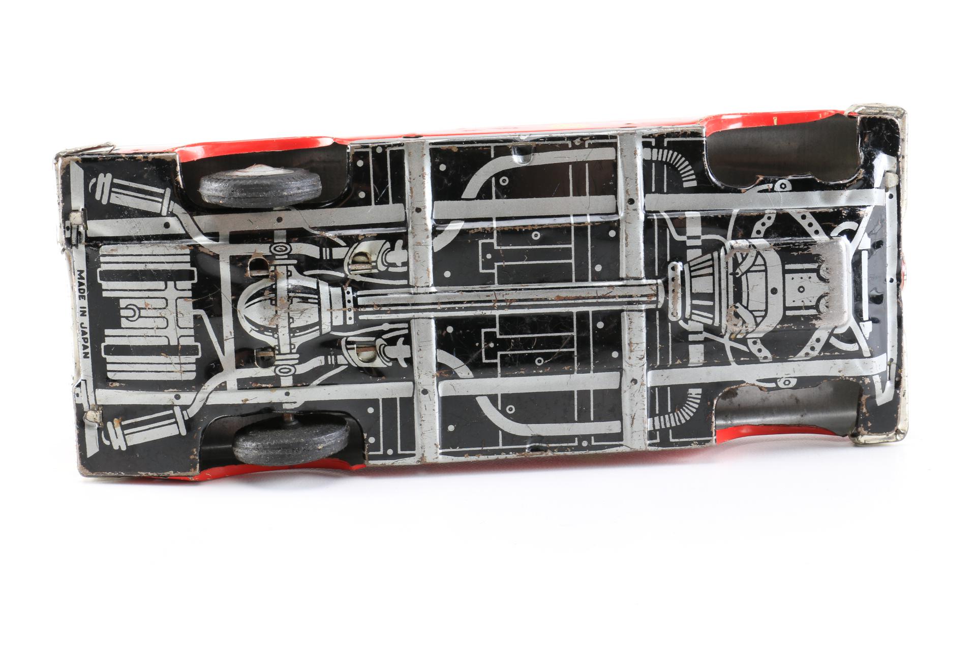 Tin Toy Police and Fire Vehicles