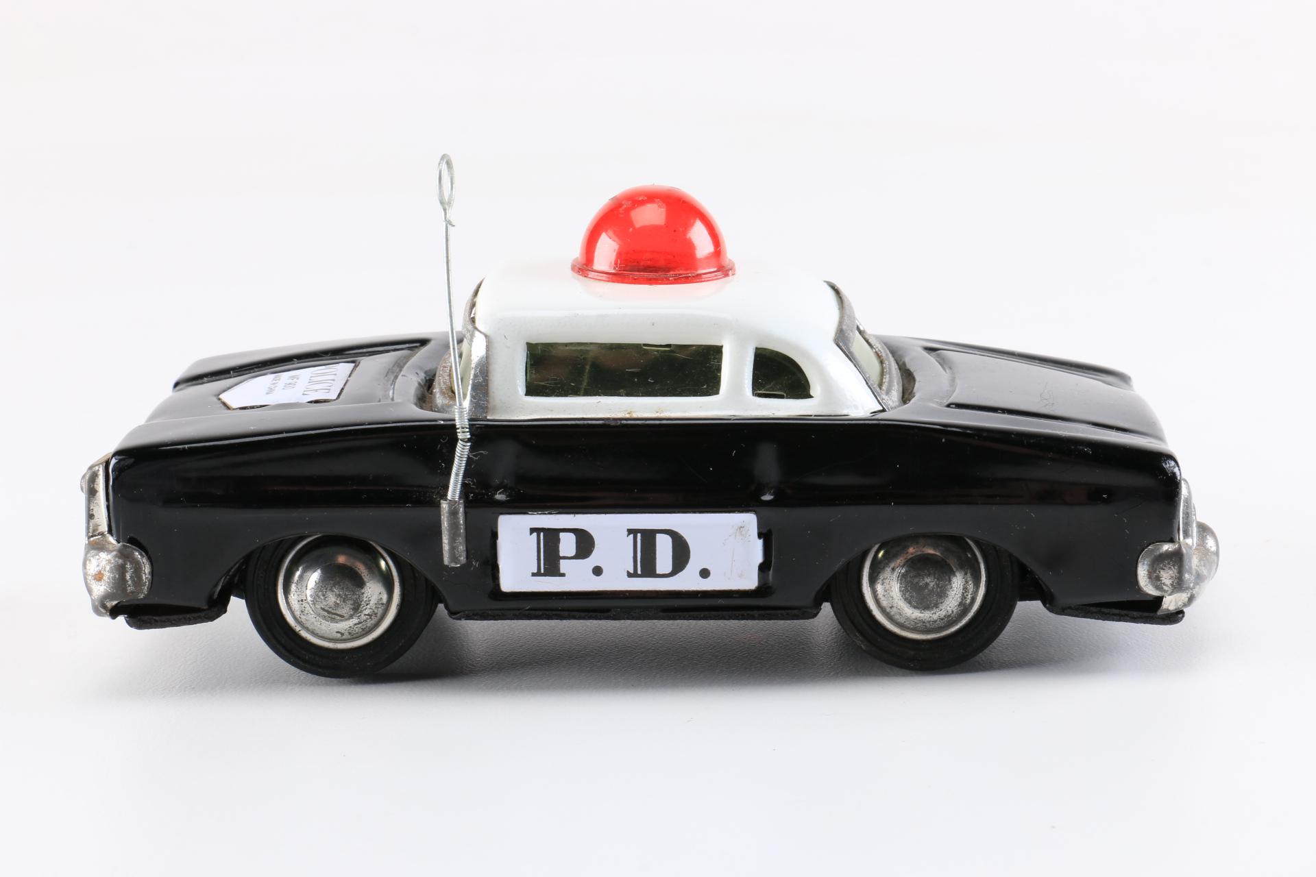 Tin Toy Police and Fire Vehicles