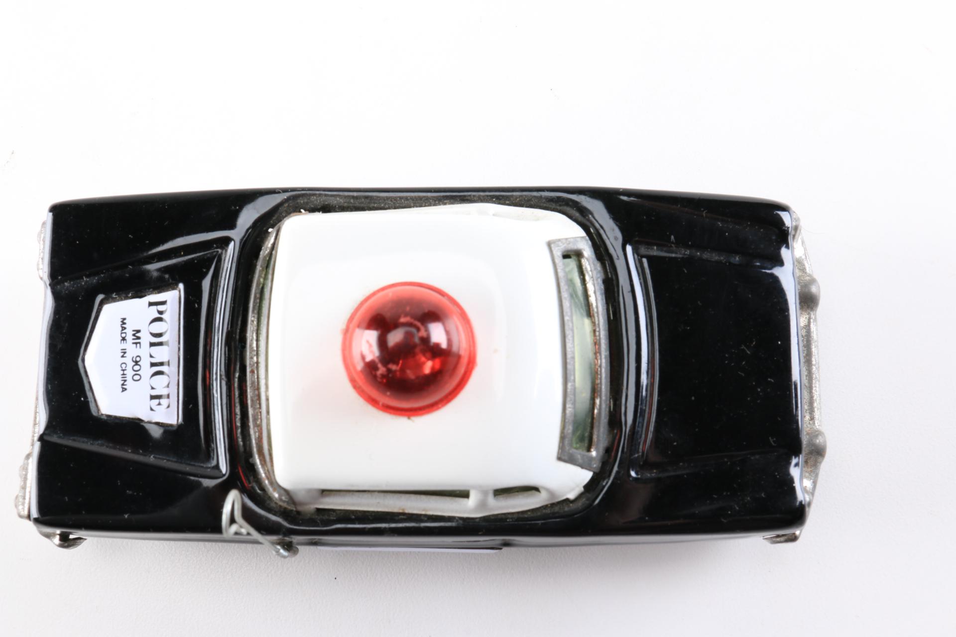 Tin Toy Police and Fire Vehicles